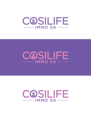 Diseño de Logo por FireflyArt para Cosilife Immo SA | Diseño: #26335390