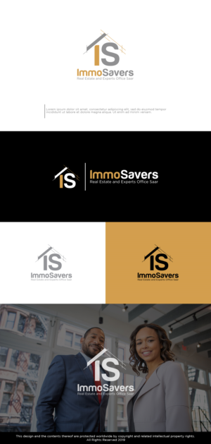ImmoSavers / Immobilien und Sachverständigen Büro Saar | Logo Design by Kim Ji