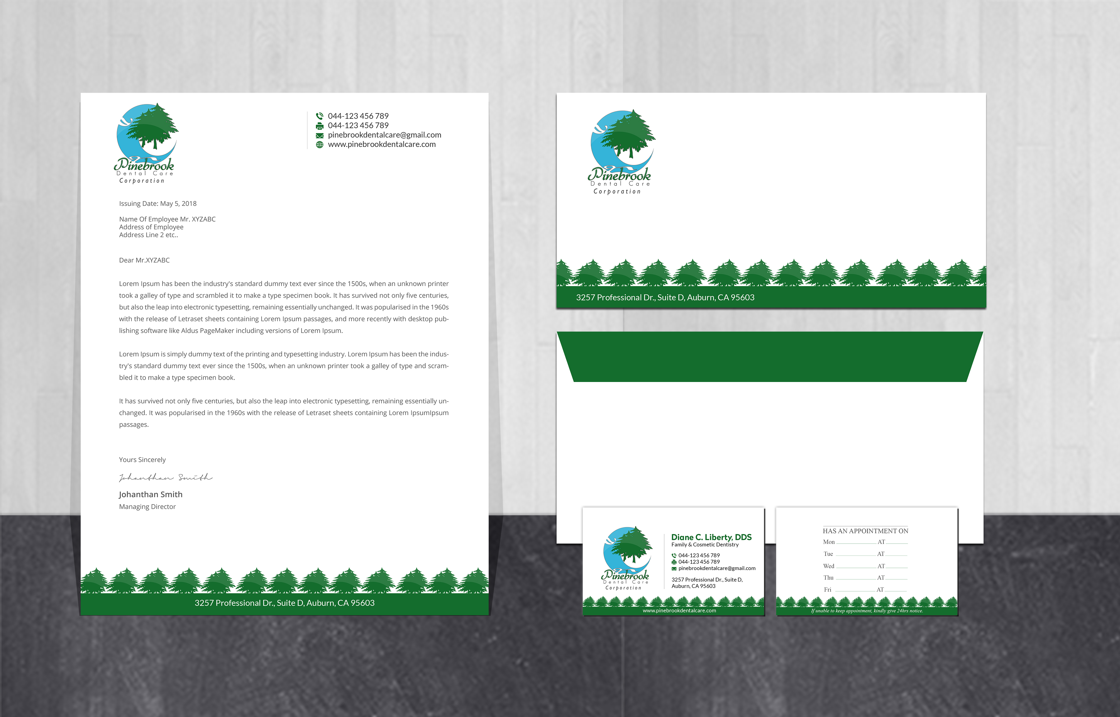 Stationery Design by Creations Box 2015 for Donald R Liberty, DDS, INC | Design #26349778