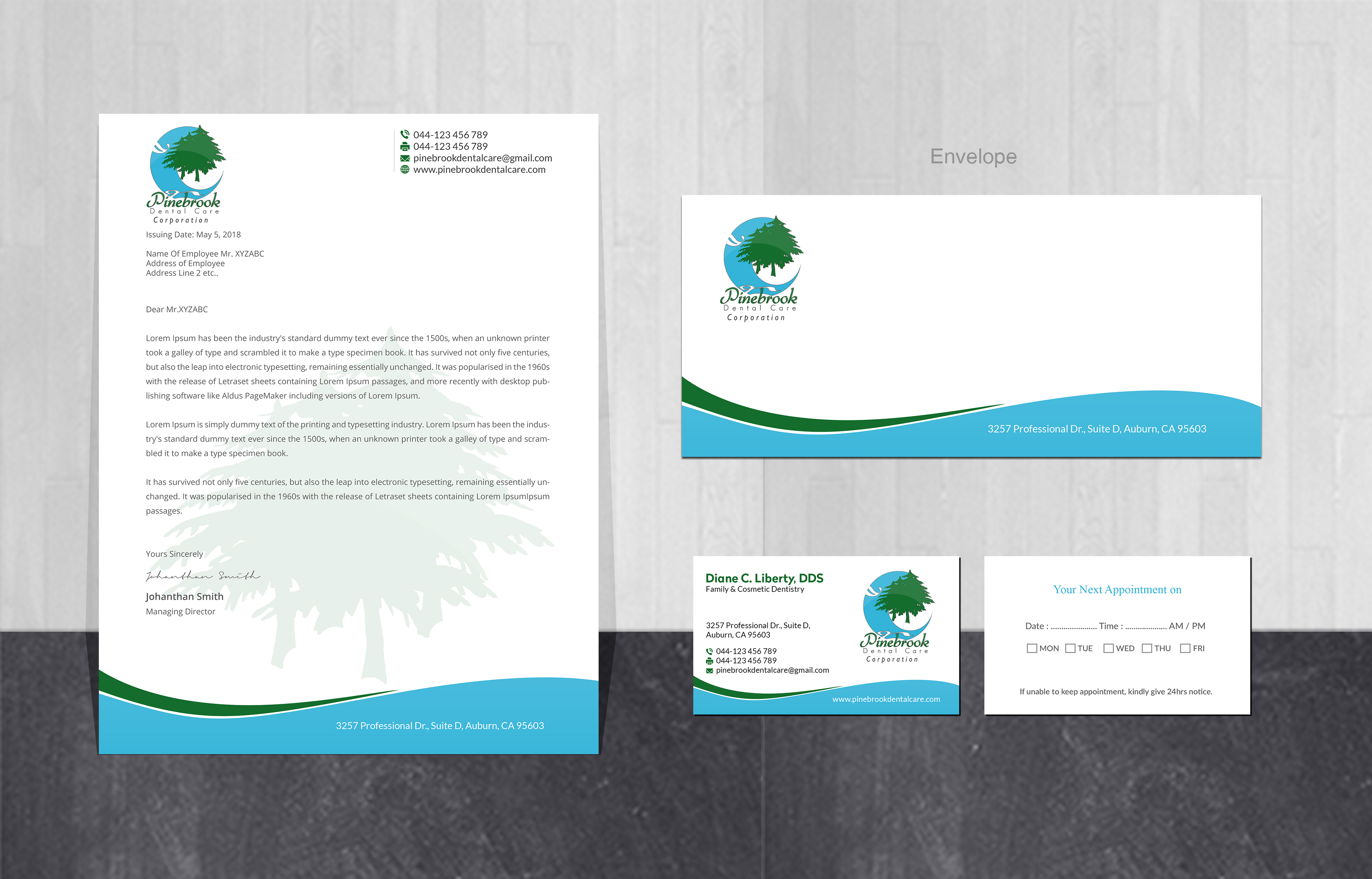 Diseño de Papelería por Creations Box 2015 para Donald R Liberty, DDS, INC | Diseño #26349785