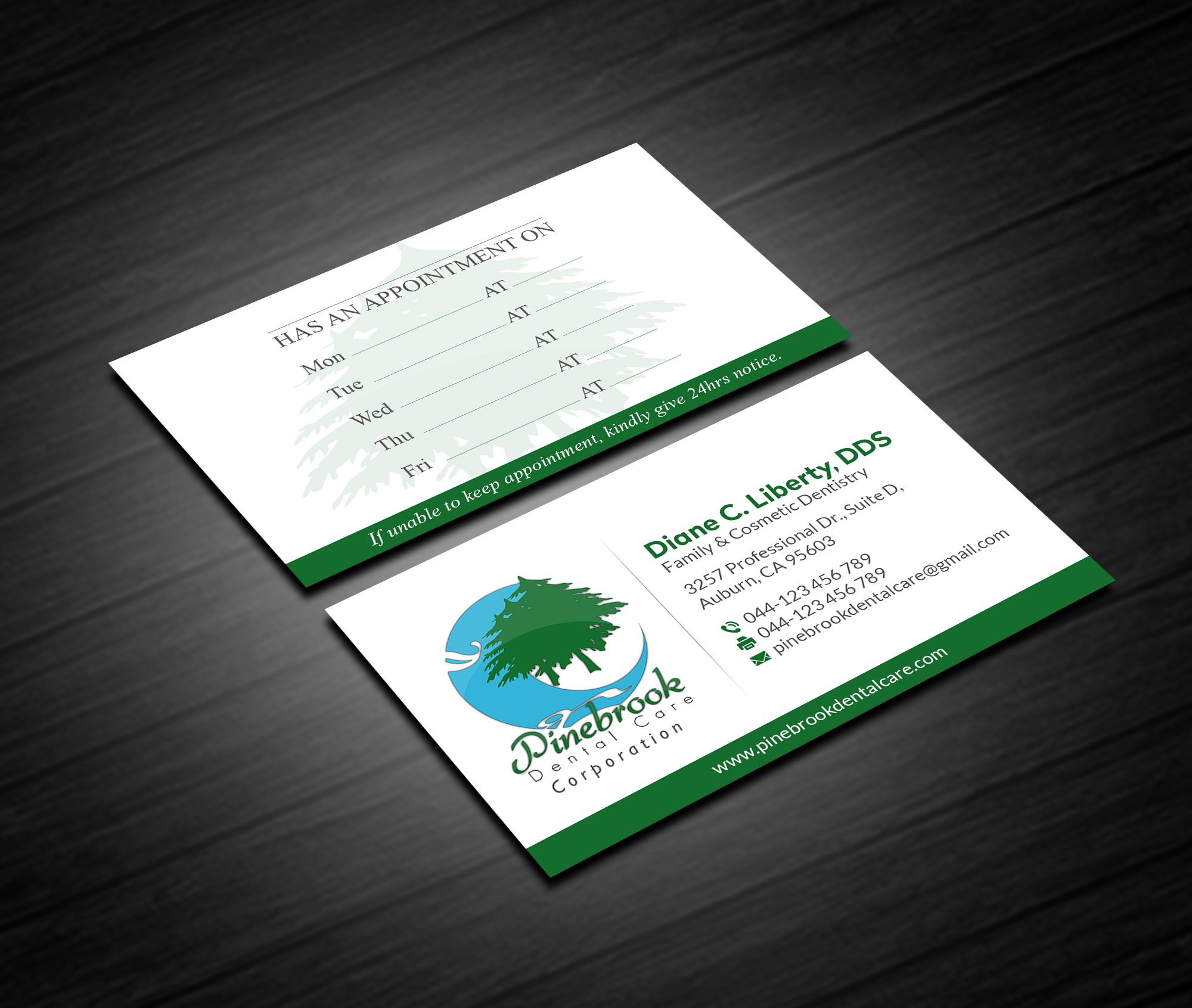 Schreibwaren-Design von Creations Box 2015 für Donald R Liberty, DDS, INC | Design: #26349788