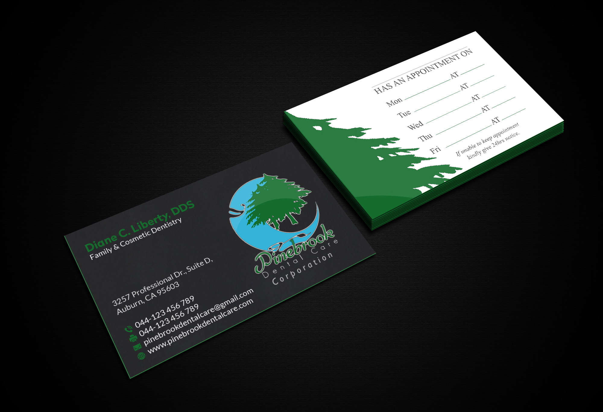 Schreibwaren-Design von Creations Box 2015 für Donald R Liberty, DDS, INC | Design #26349792