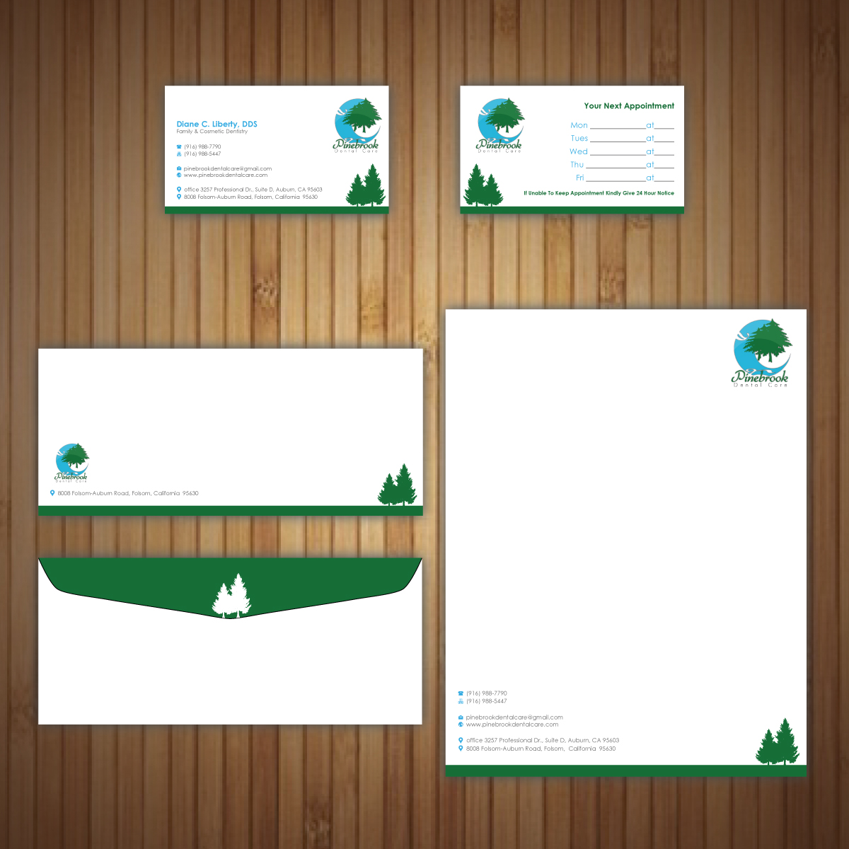Stationery Design by Magic of Art for Donald R Liberty, DDS, INC | Design #26342124