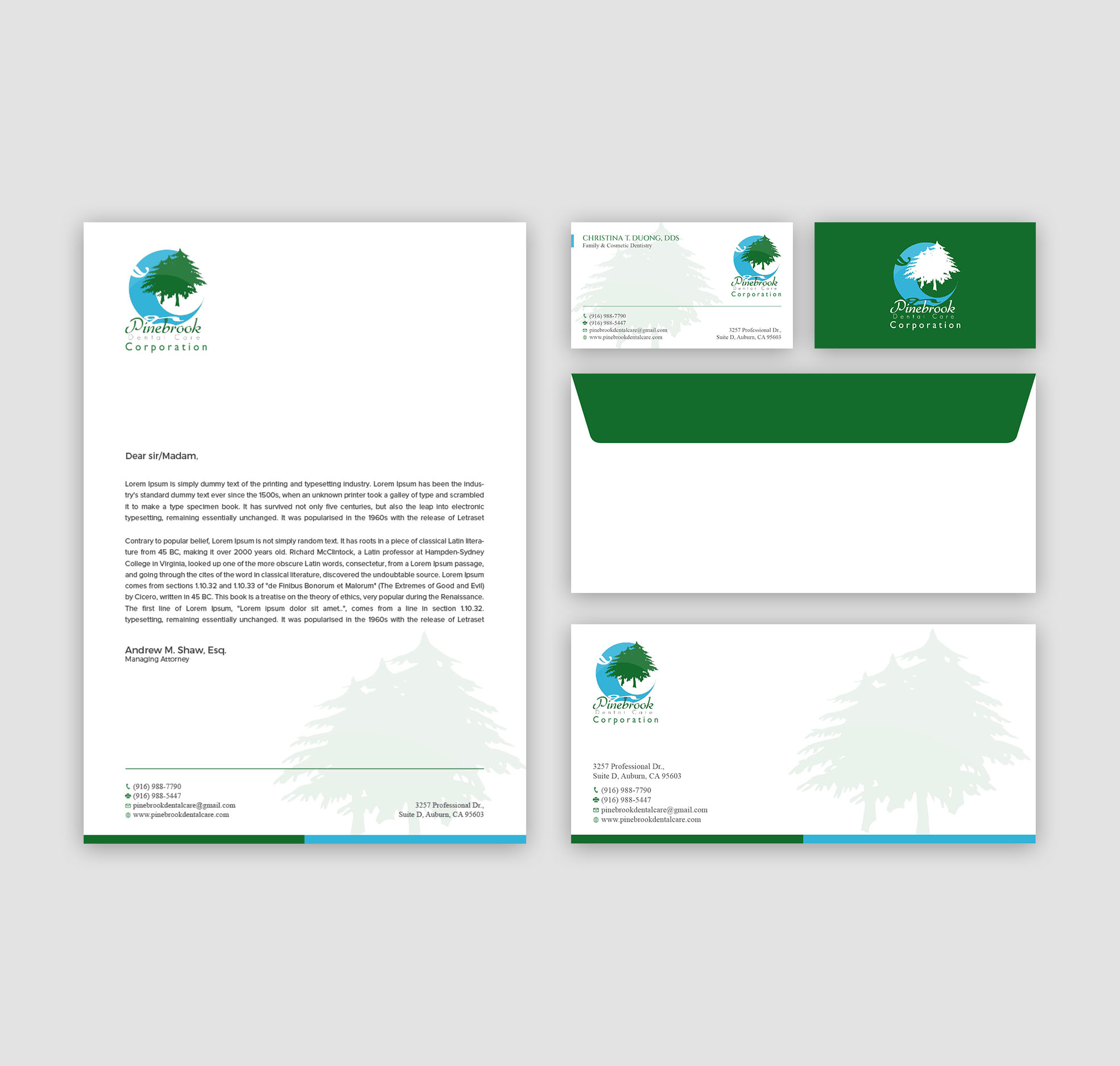 Stationery Design by Tripti Ranjan Gain for Donald R Liberty, DDS, INC | Design #26345621
