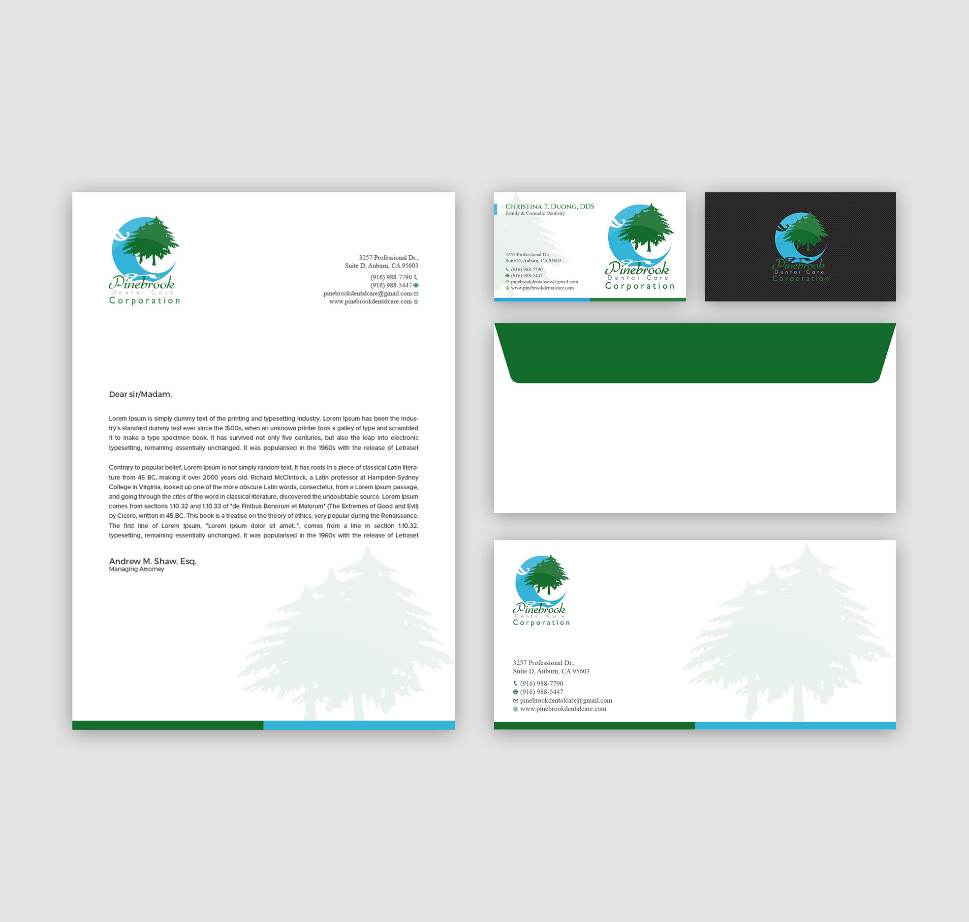 Stationery Design by Tripti Ranjan Gain for Donald R Liberty, DDS, INC | Design #26345622