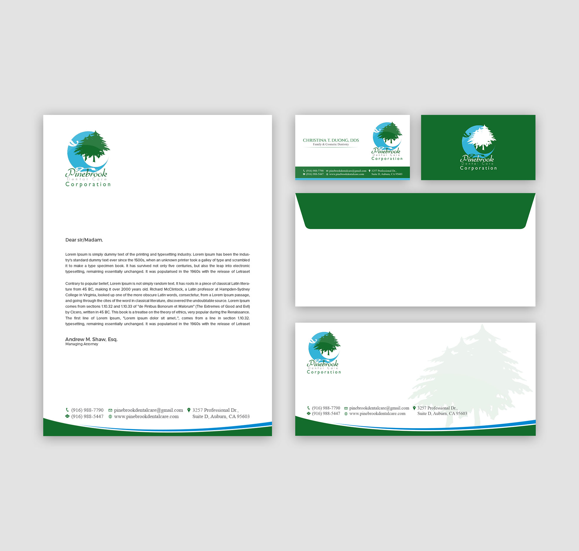 Stationery Design by Tripti Ranjan Gain for Donald R Liberty, DDS, INC | Design #26345810