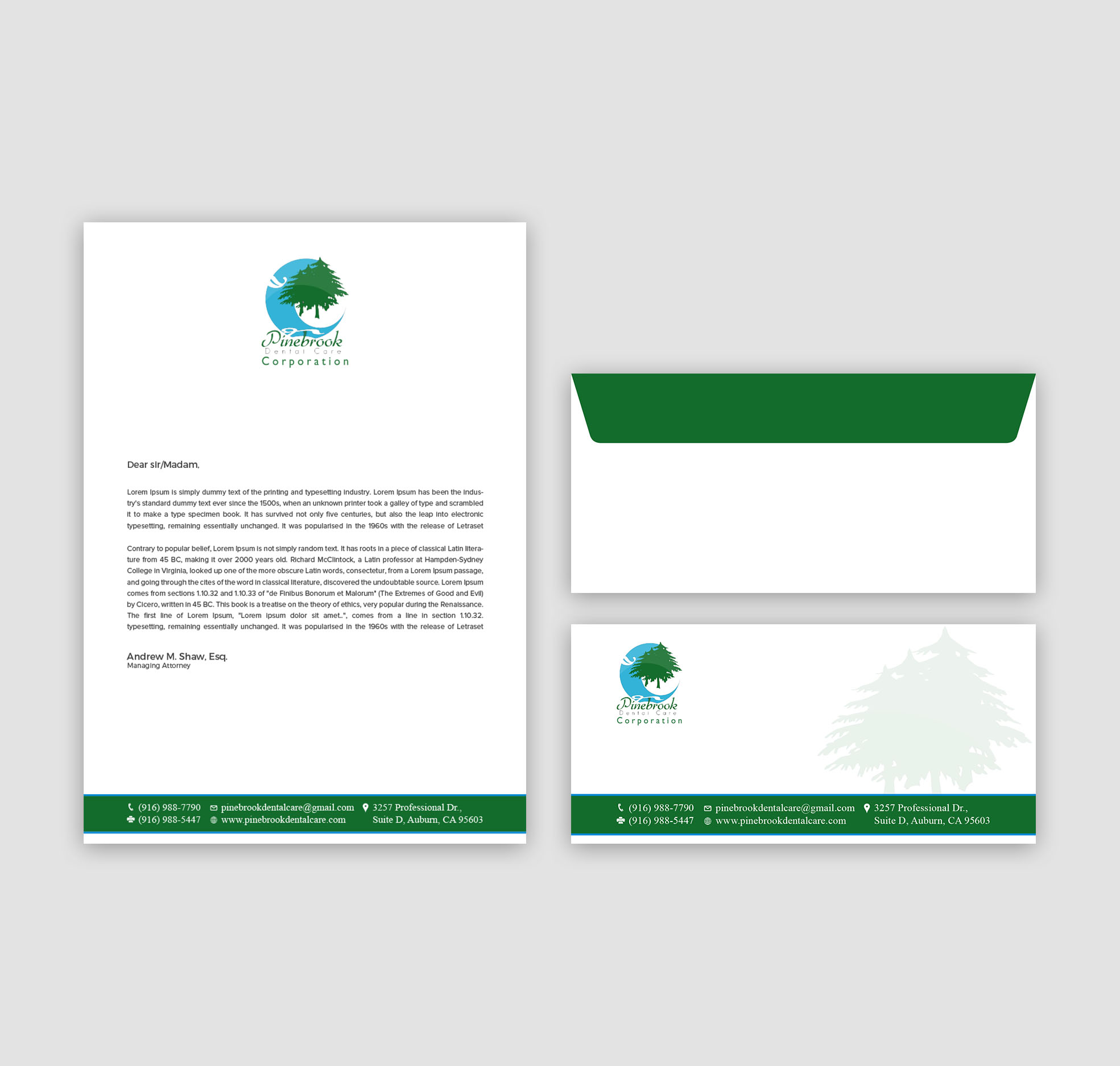 Stationery Design by Tripti Ranjan Gain for Donald R Liberty, DDS, INC | Design #26345811