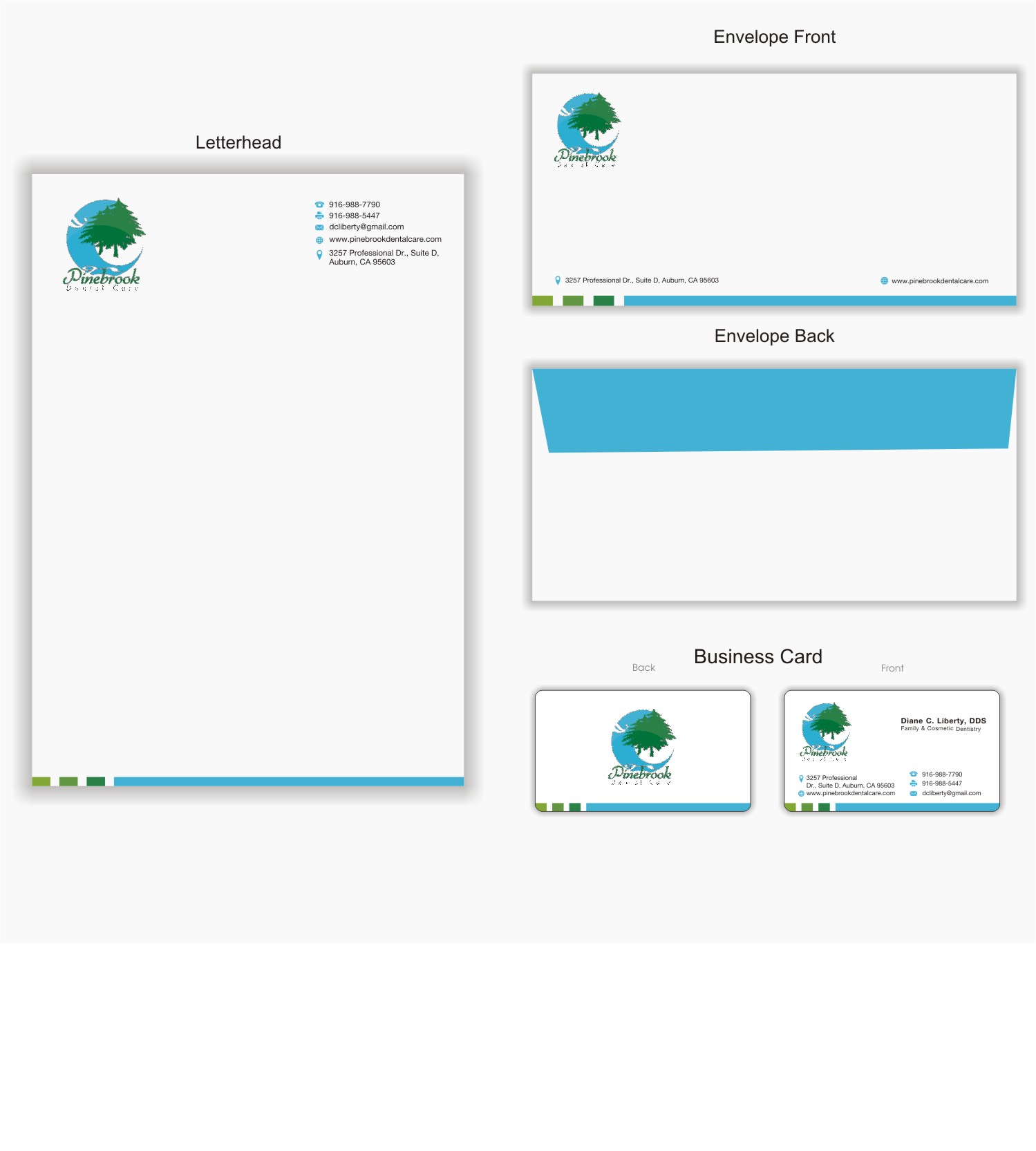 Stationery Design by Sushma for Donald R Liberty, DDS, INC | Design #26336582