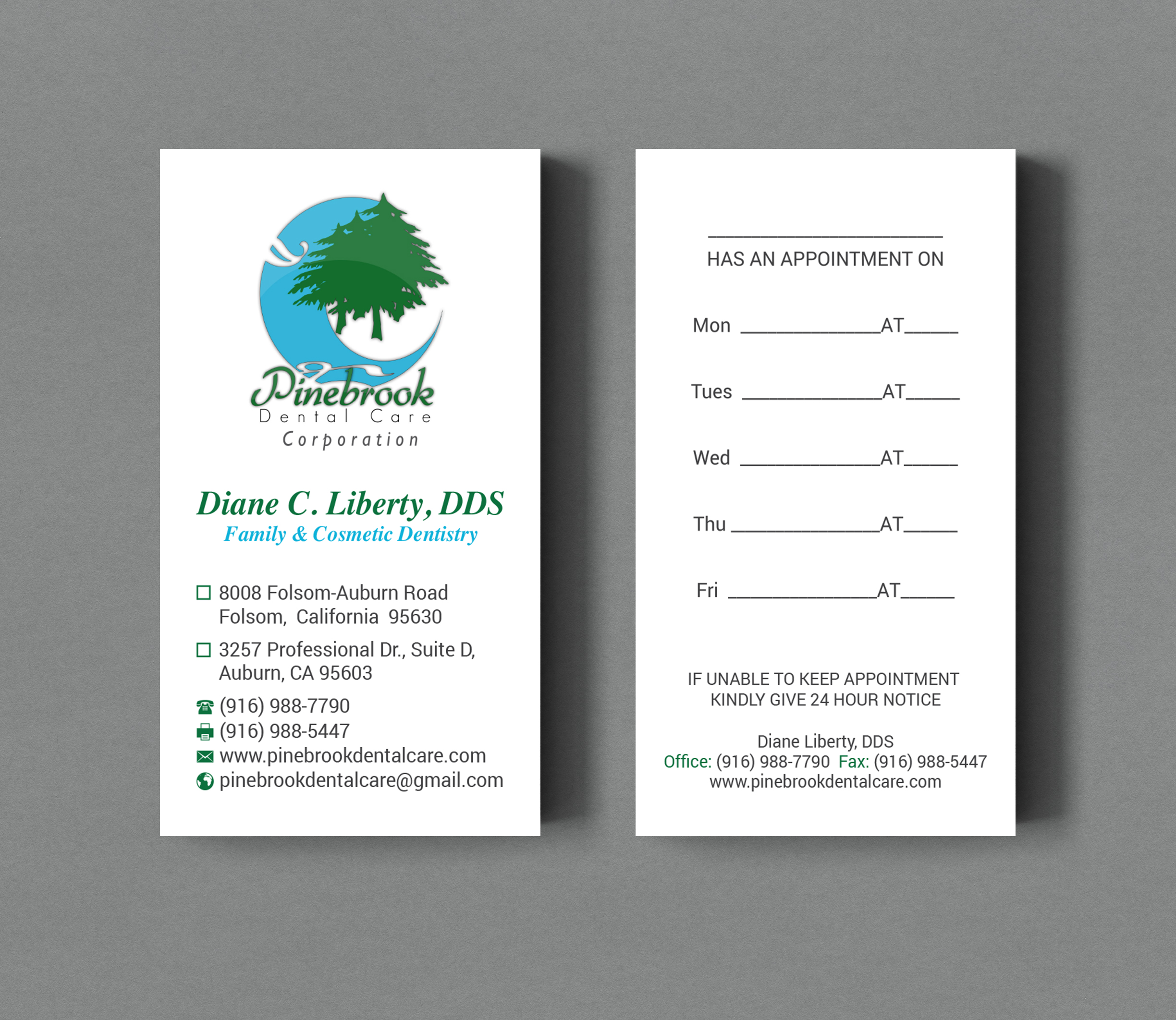 Stationery Design by R.design for Donald R Liberty, DDS, INC | Design #26336078