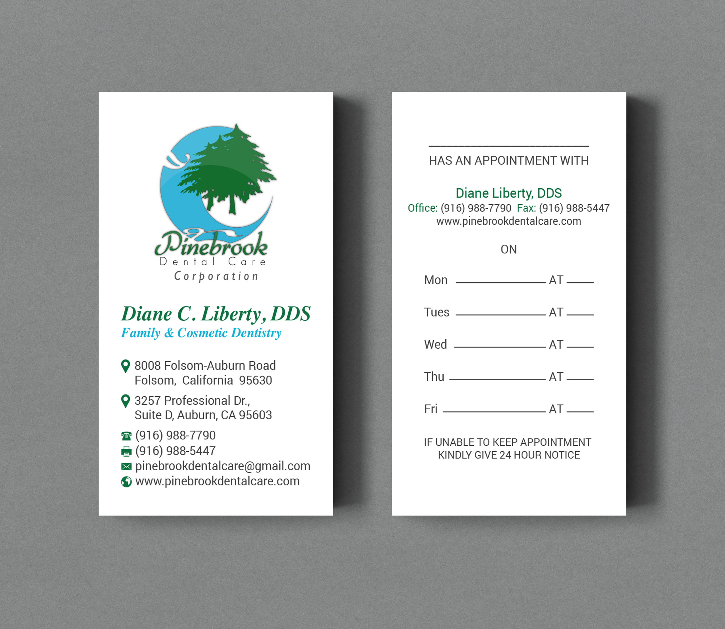 Stationery Design by R.design for Donald R Liberty, DDS, INC | Design #26336412