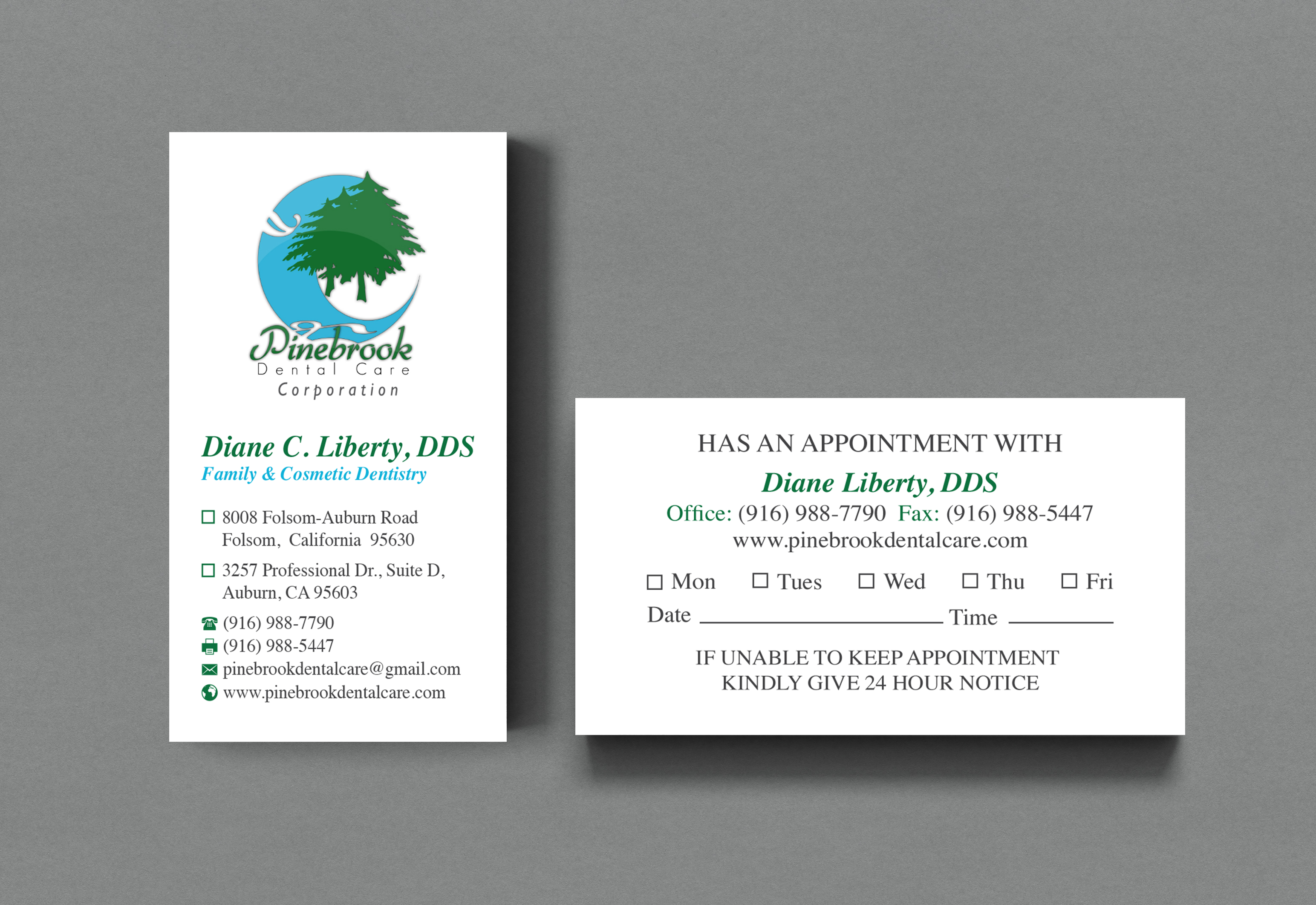 Stationery Design by R.design for Donald R Liberty, DDS, INC | Design #26336506