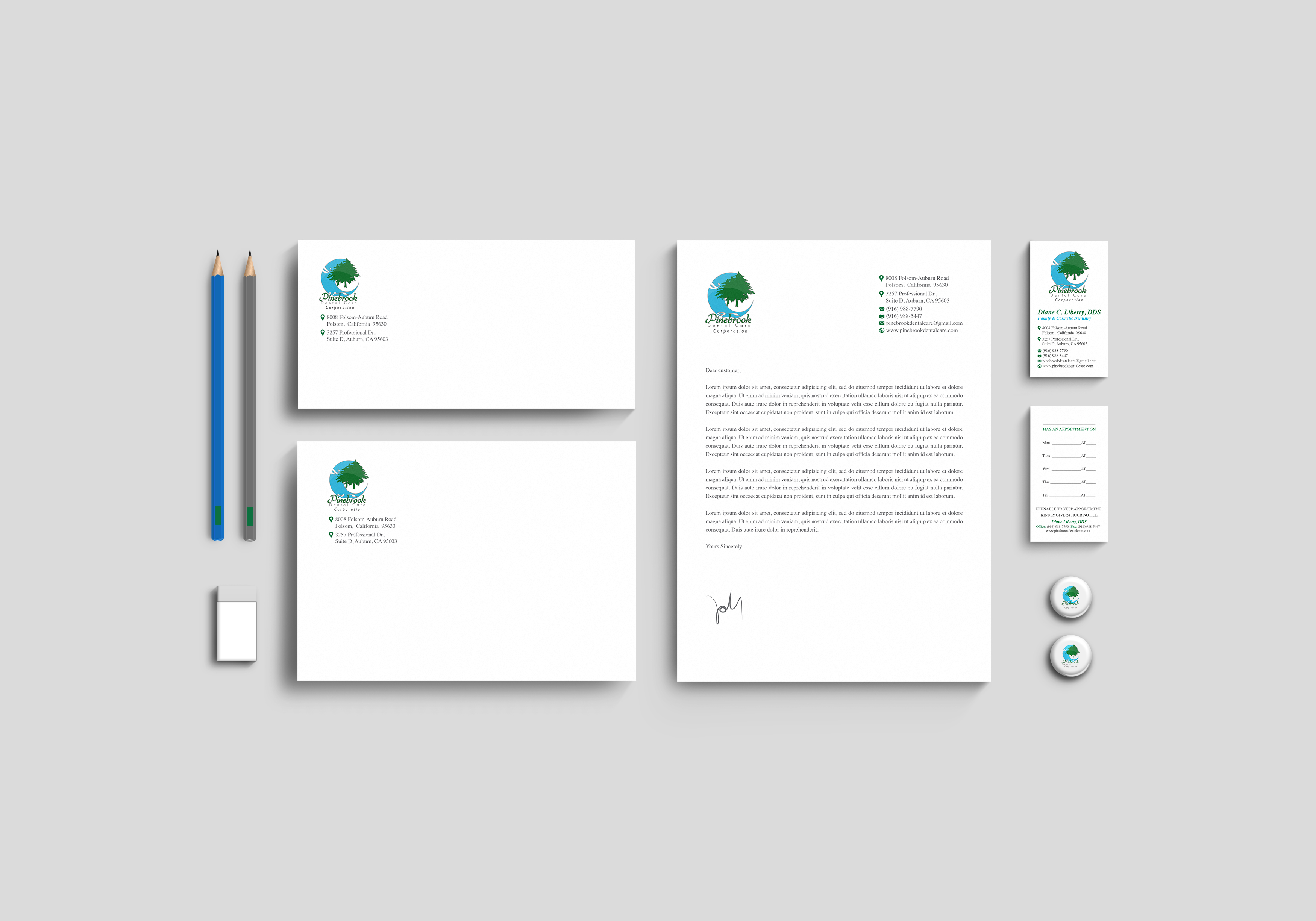 Stationery Design by R.design for Donald R Liberty, DDS, INC | Design #26338270
