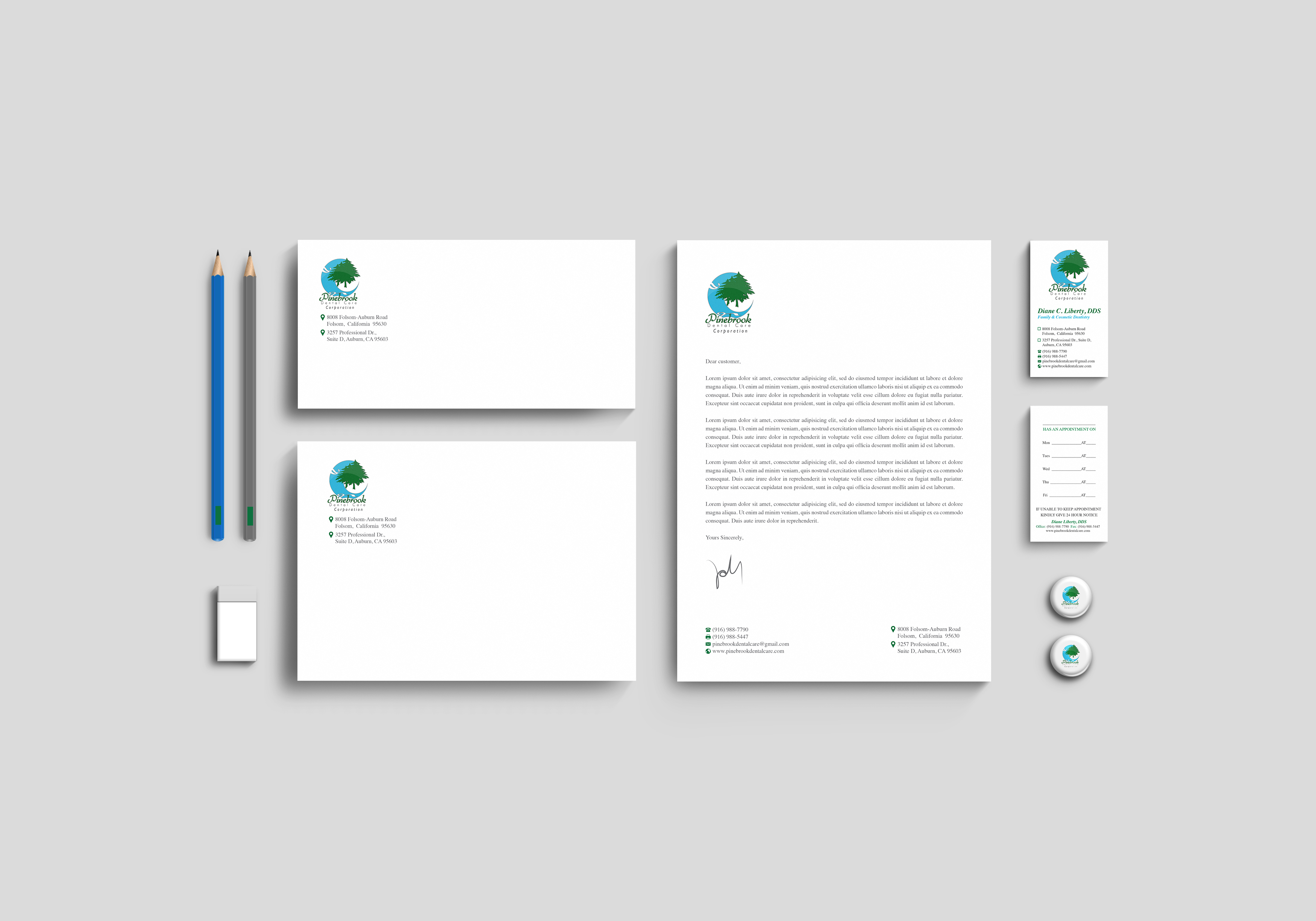 Stationery Design by R.design for Donald R Liberty, DDS, INC | Design #26338275