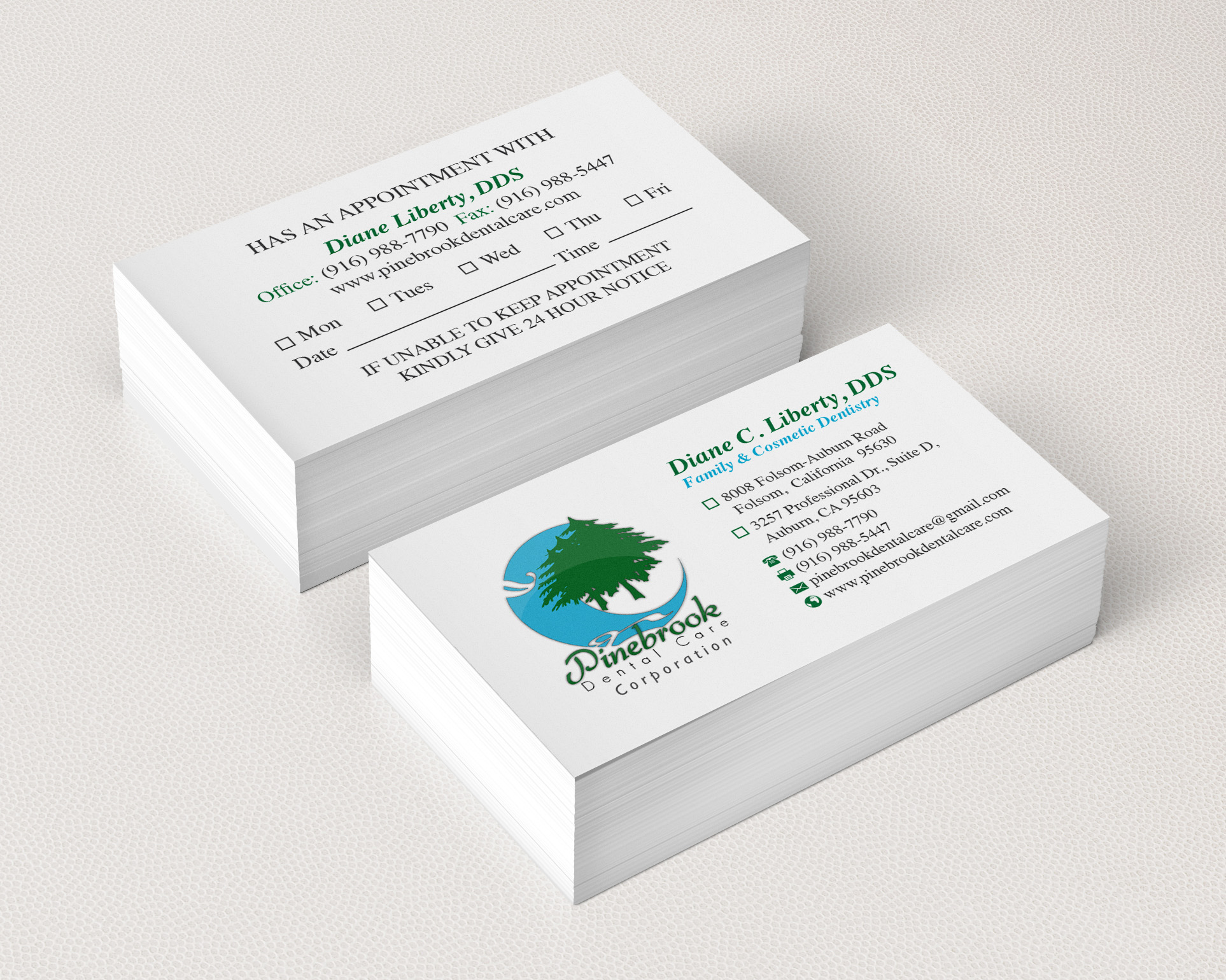 Stationery Design by R.design for Donald R Liberty, DDS, INC | Design #26340170