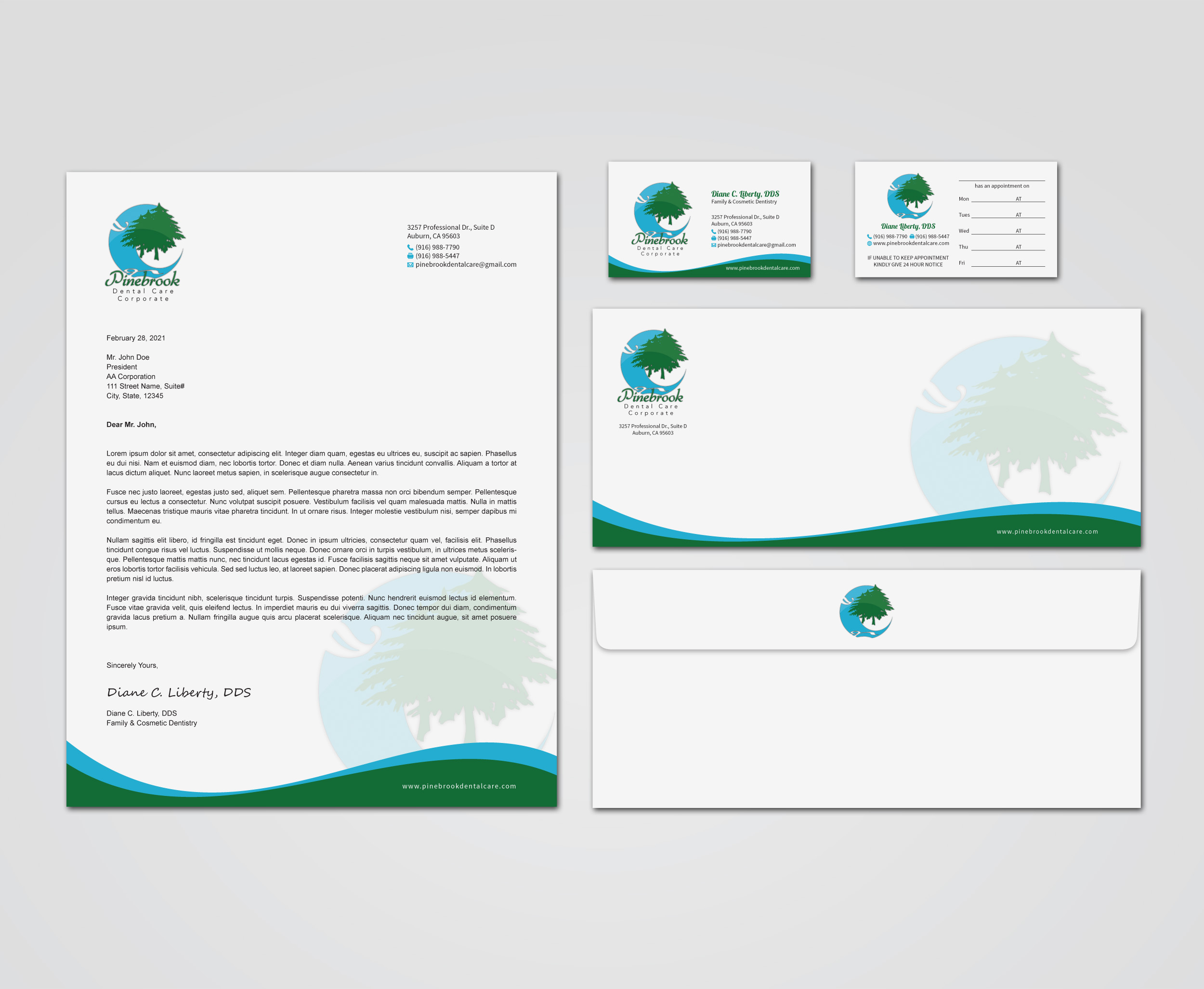 Stationery Design by MDesign for Donald R Liberty, DDS, INC | Design #26340205