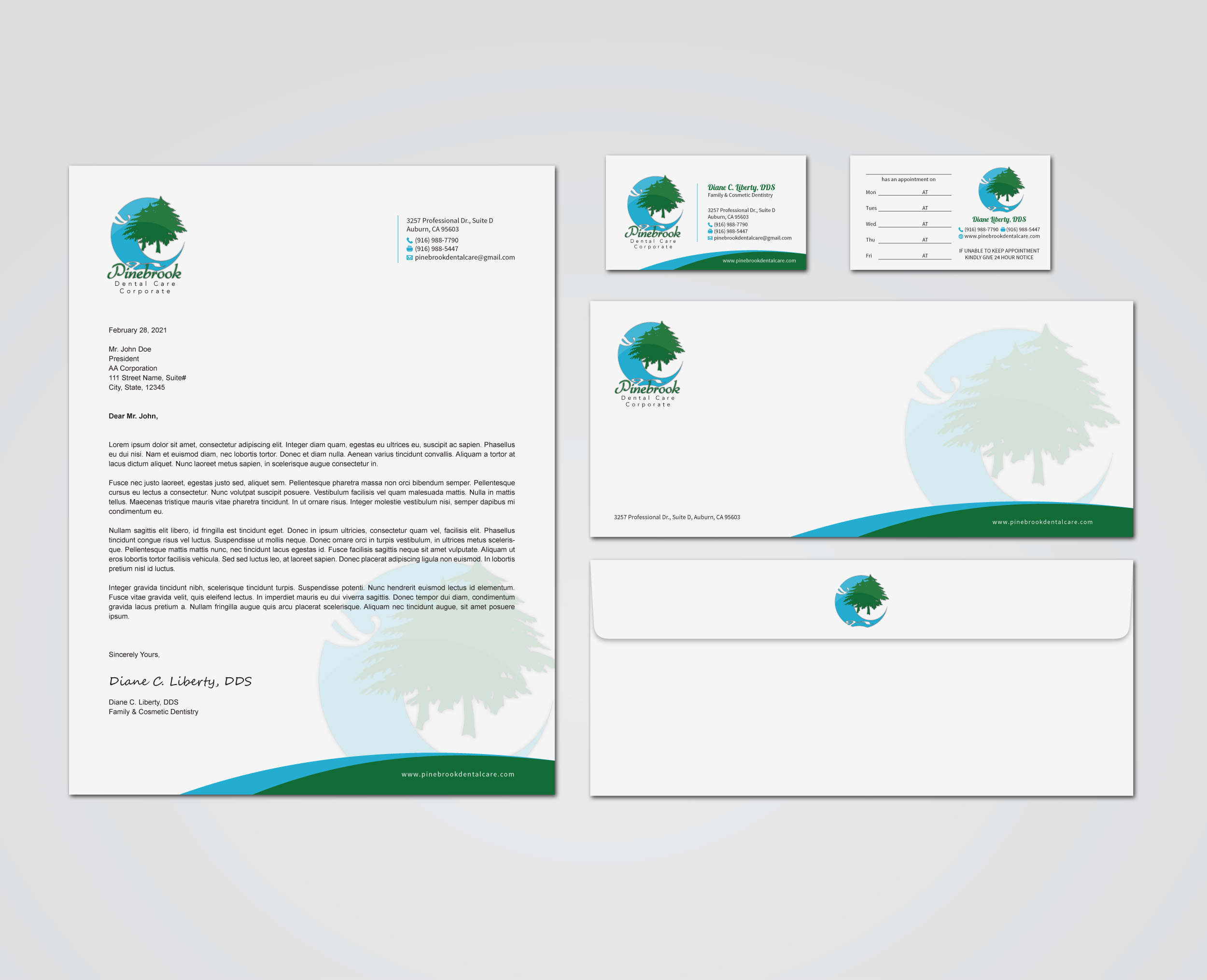 Stationery Design by MDesign for Donald R Liberty, DDS, INC | Design #26346107