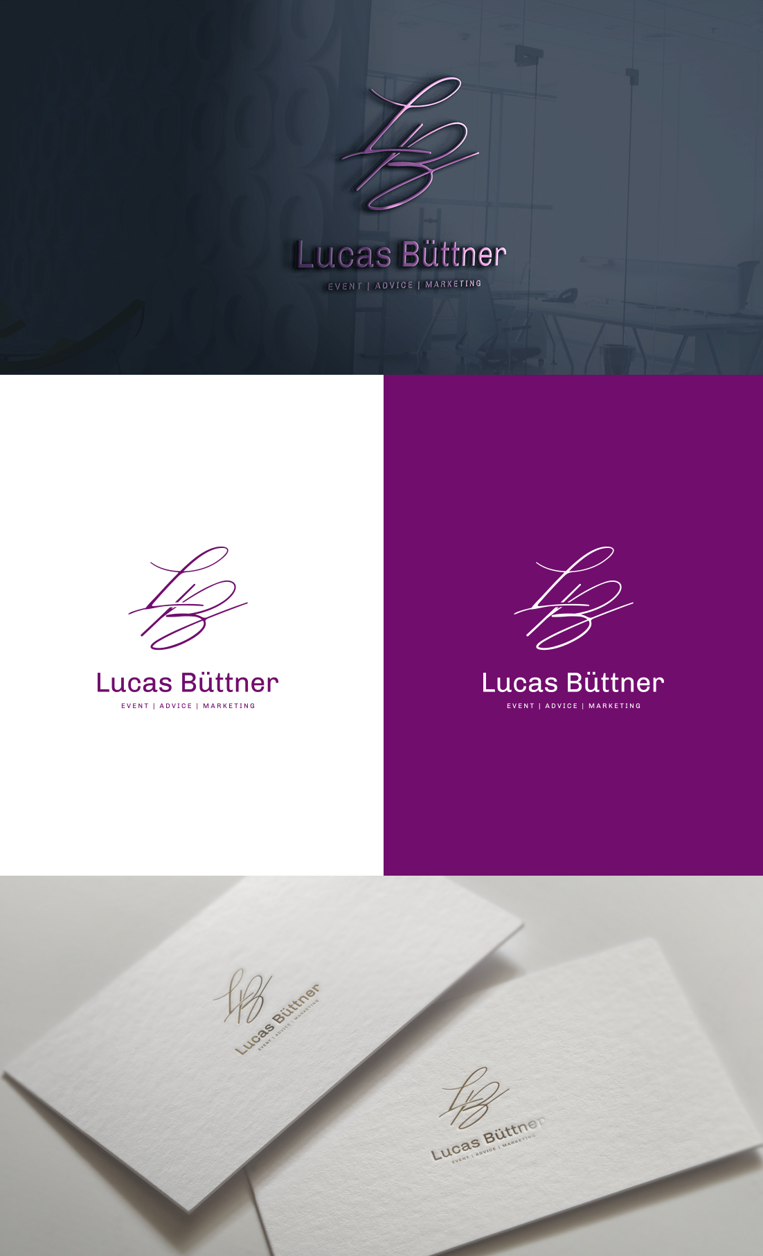 Design de Logo par GLDesigns pour Lucas Büttner - Event | Beratung | Marketing | Design #26335596