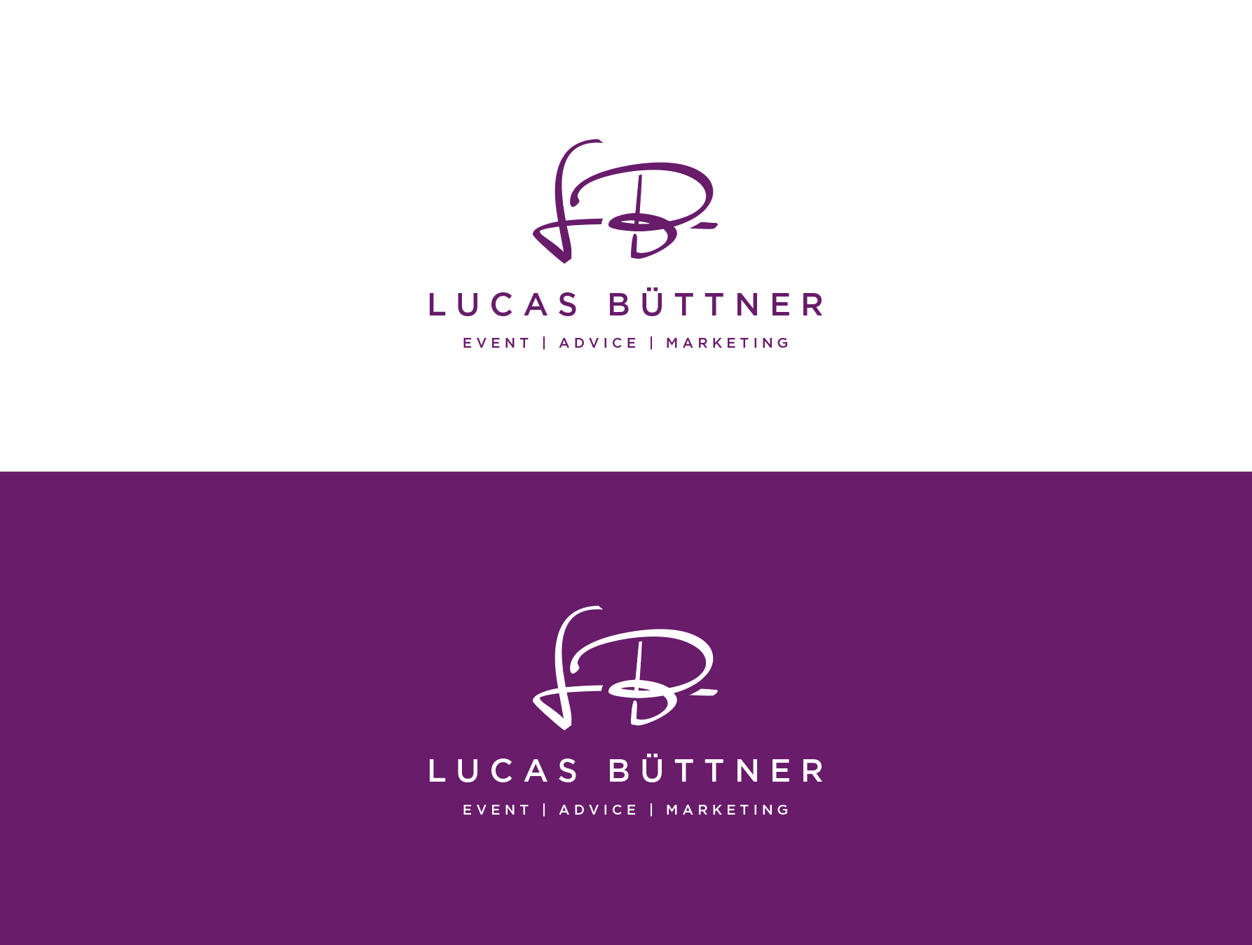 Logo Design by wonderland for Lucas Büttner - Event | Beratung | Marketing | Design #26337248