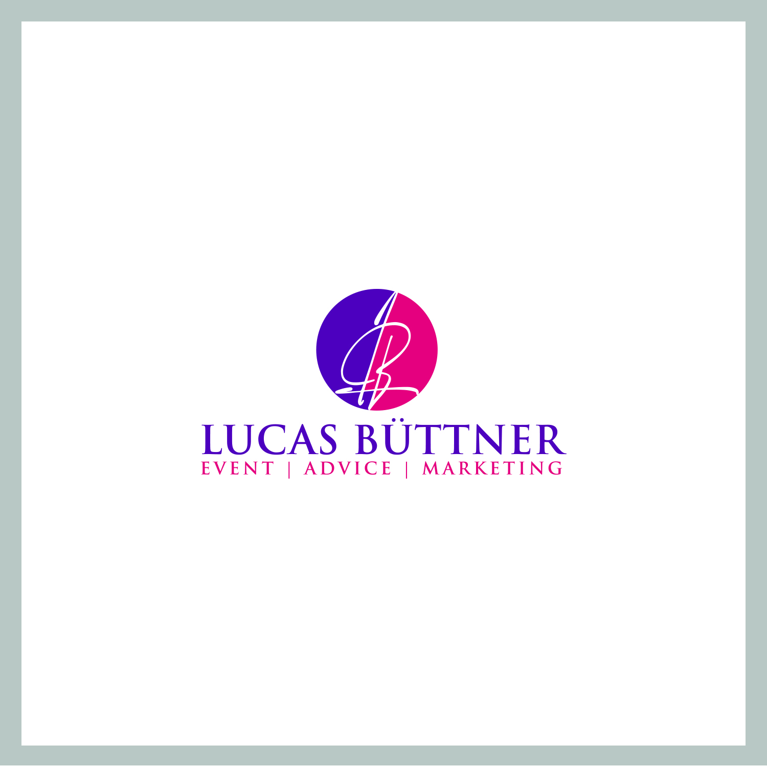 Logo Design by MG.graphics for Lucas Büttner - Event | Beratung | Marketing | Design #26336571