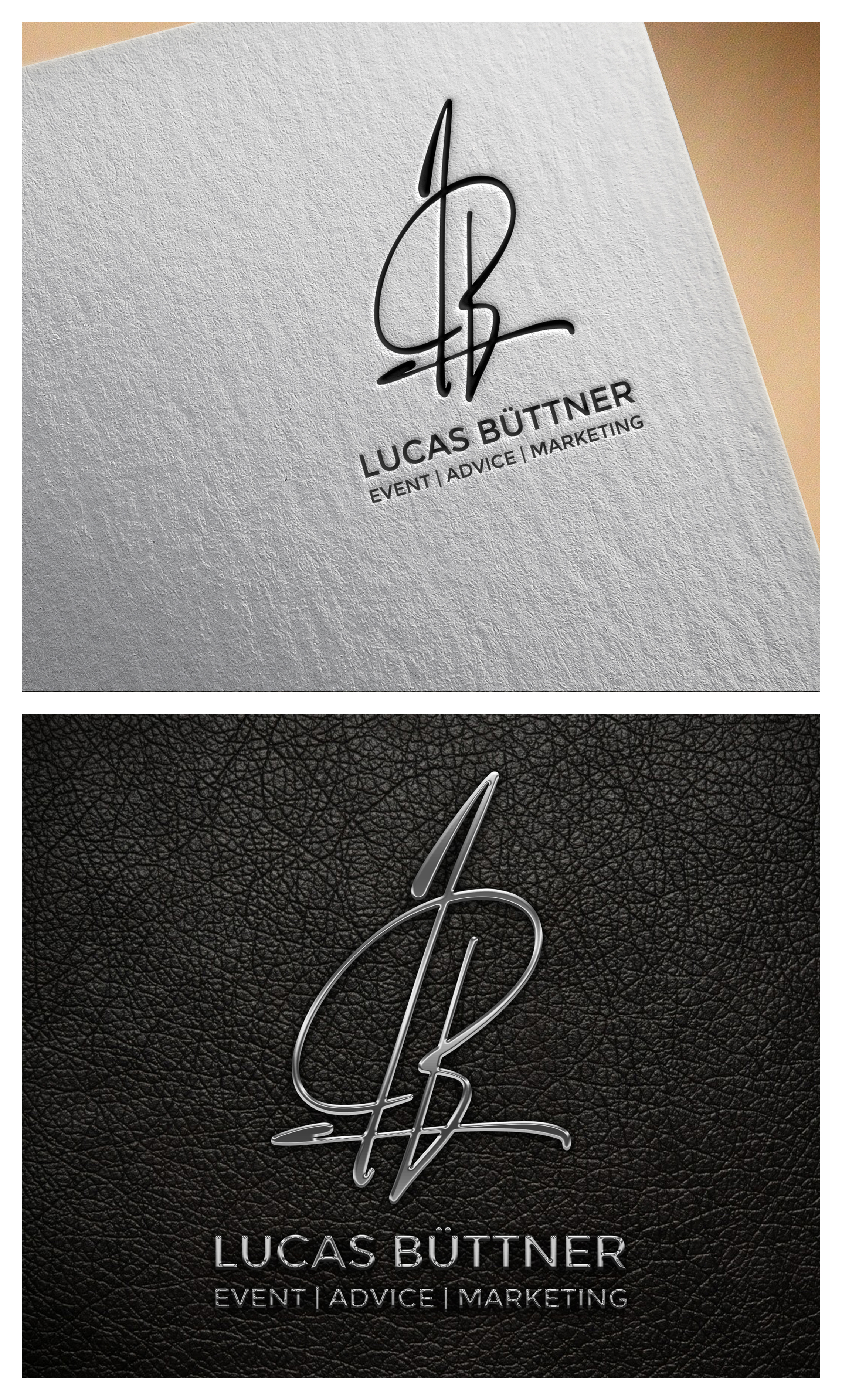 Logo Design by Rafi07 for Lucas Büttner - Event | Beratung | Marketing | Design #26340942