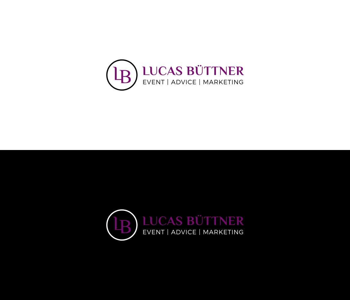 Logo Design by Riaper for Lucas Büttner - Event | Beratung | Marketing | Design #26335632