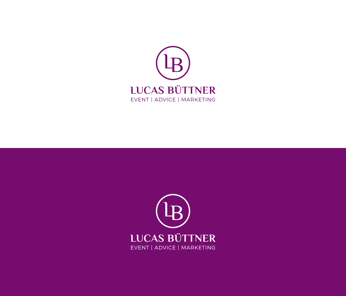Logo Design by Riaper for Lucas Büttner - Event | Beratung | Marketing | Design #26335633