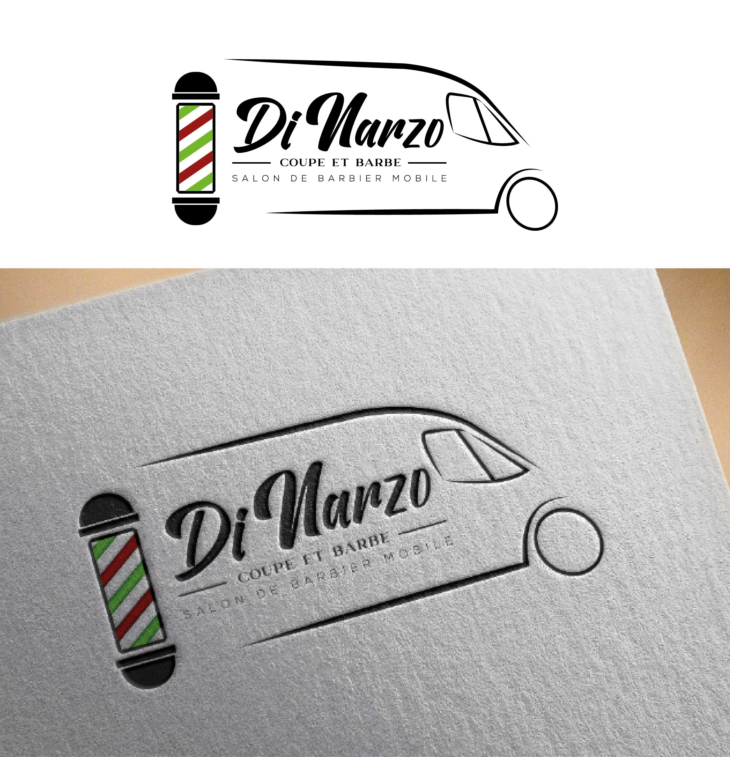 Diseño de Logo por Anton para Di Narzo, coupe et barbe | Diseño #26347105