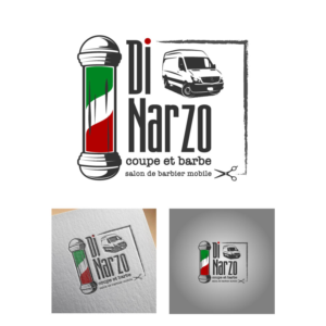 Design de Logo par michellefrances pour Di Narzo, coupe et barbe | Design : #26390129