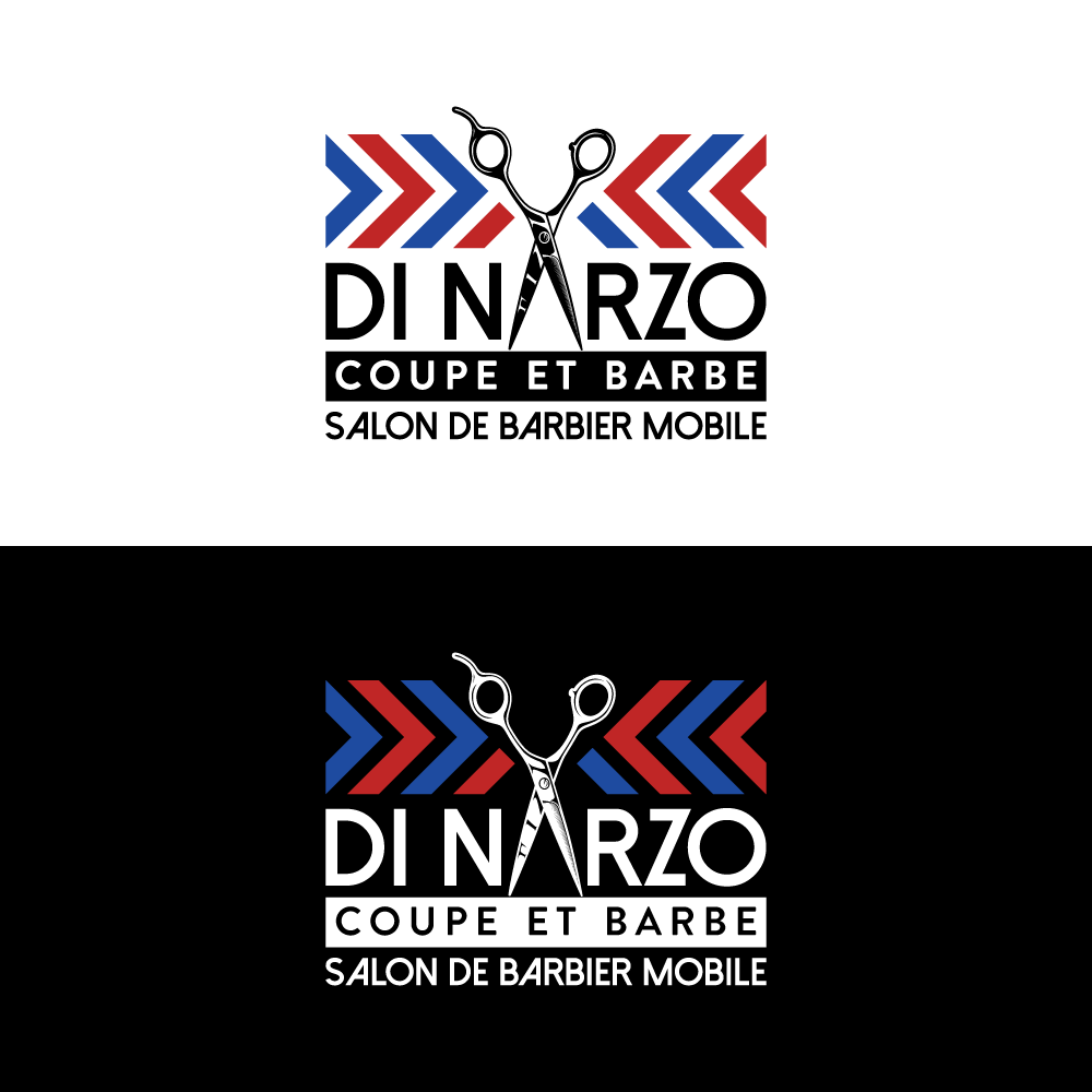 Logo Design by Deant for Di Narzo, coupe et barbe | Design #26382786