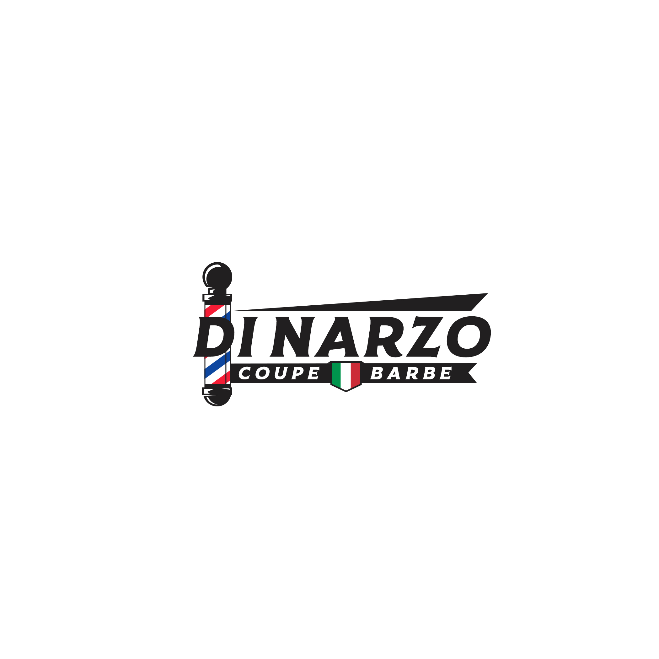 Logo Design by Art of Joy for Di Narzo, coupe et barbe | Design #26387403