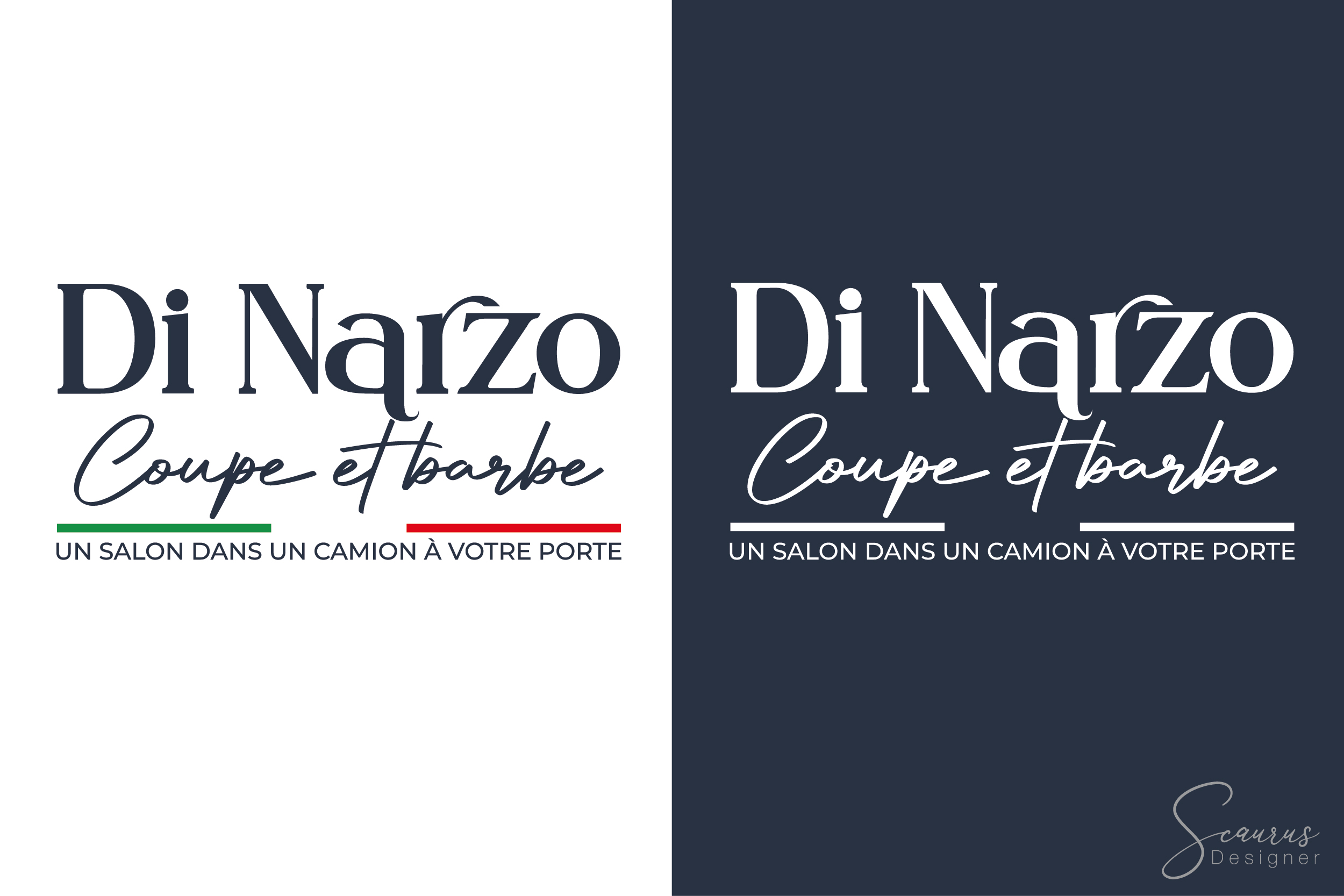 Design de Logo par InkThink by Scaurus pour Di Narzo, coupe et barbe | Design : #26399587