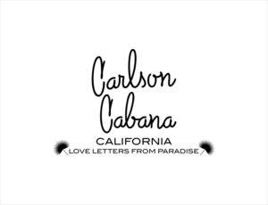 Carlson Cabana / California / Love Letters From Paradise | Logo Design by BNdesigner
