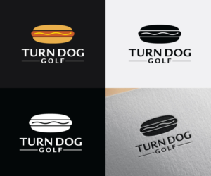 Turn Dog or Turn Dog Golf | Logo Design by Atec