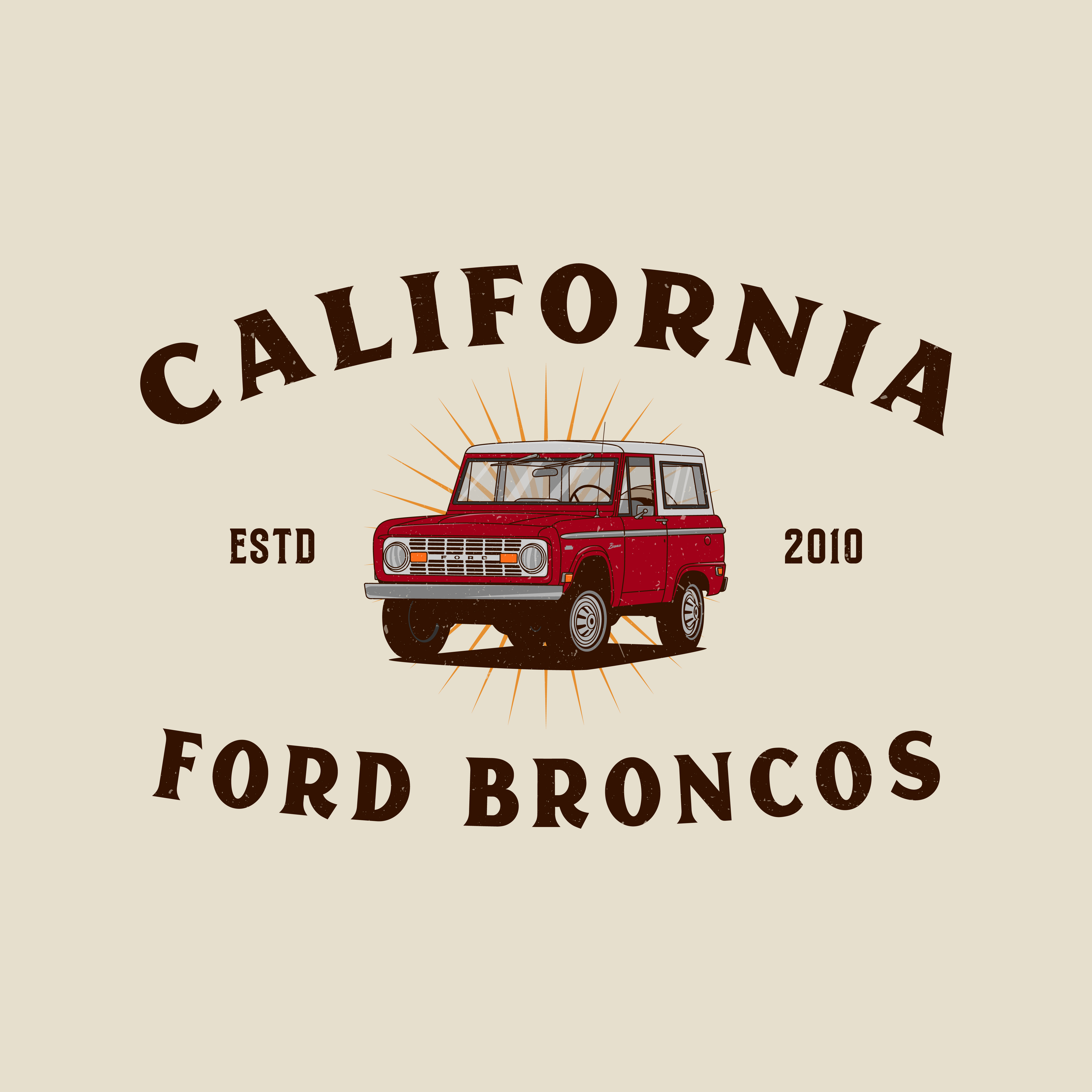 Logo Design by thedriftshop for California Ford Broncos | Design #26348463