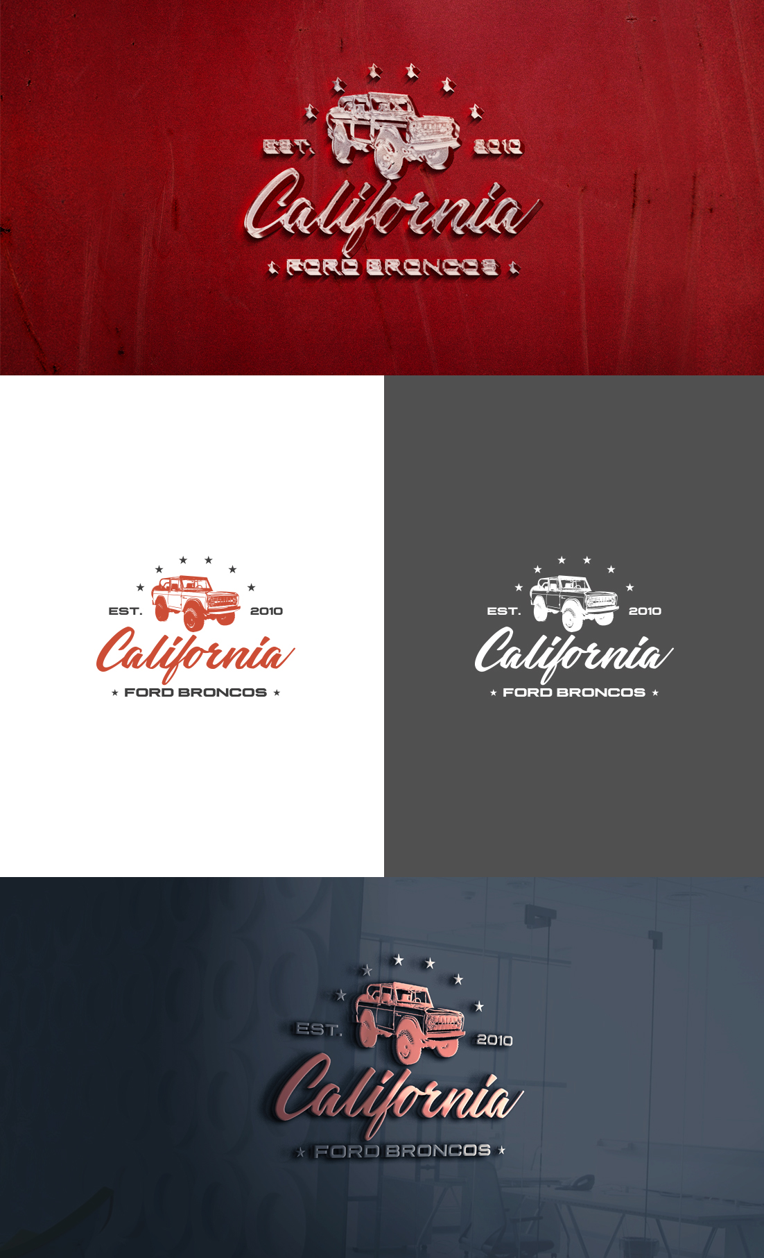Logo Design by GLDesigns for California Ford Broncos | Design #26348053