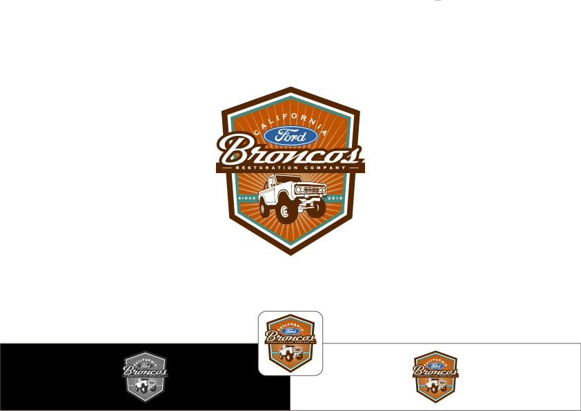Logo Design by ~idiaz~ for California Ford Broncos | Design #26370159
