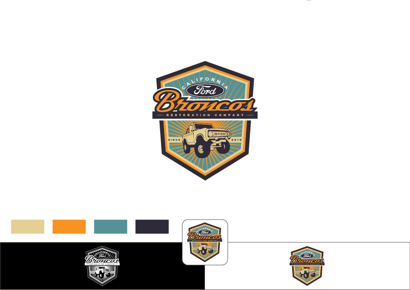 Logo Design by ~idiaz~ for California Ford Broncos | Design #26374752