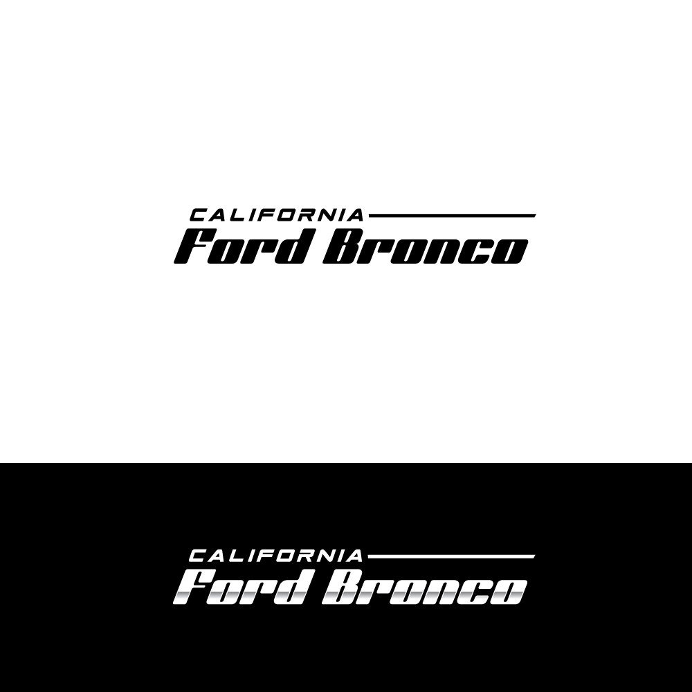 Logo Design by objects for California Ford Broncos | Design #26339839