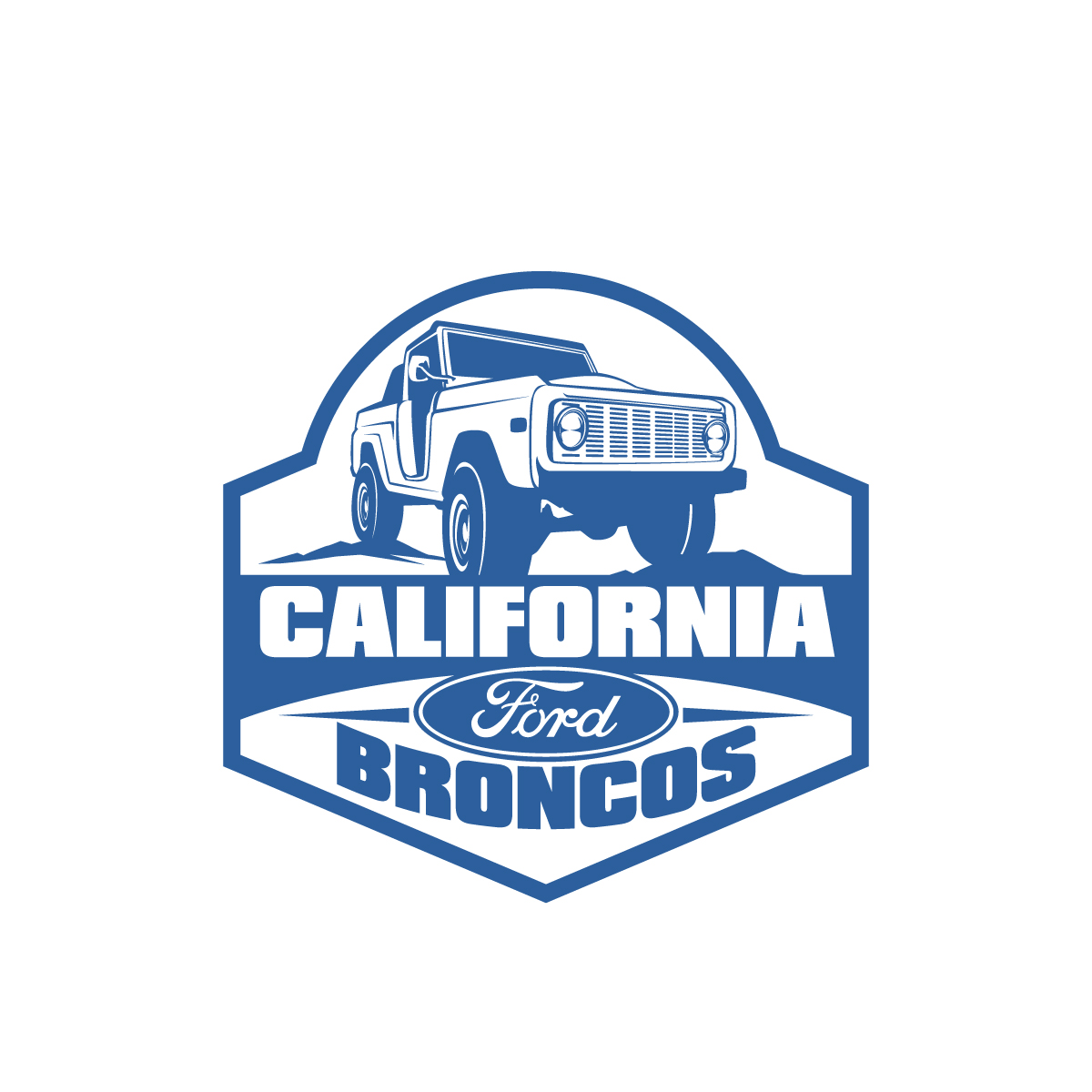 Logo Design by prodesigns99 for California Ford Broncos | Design #26338827
