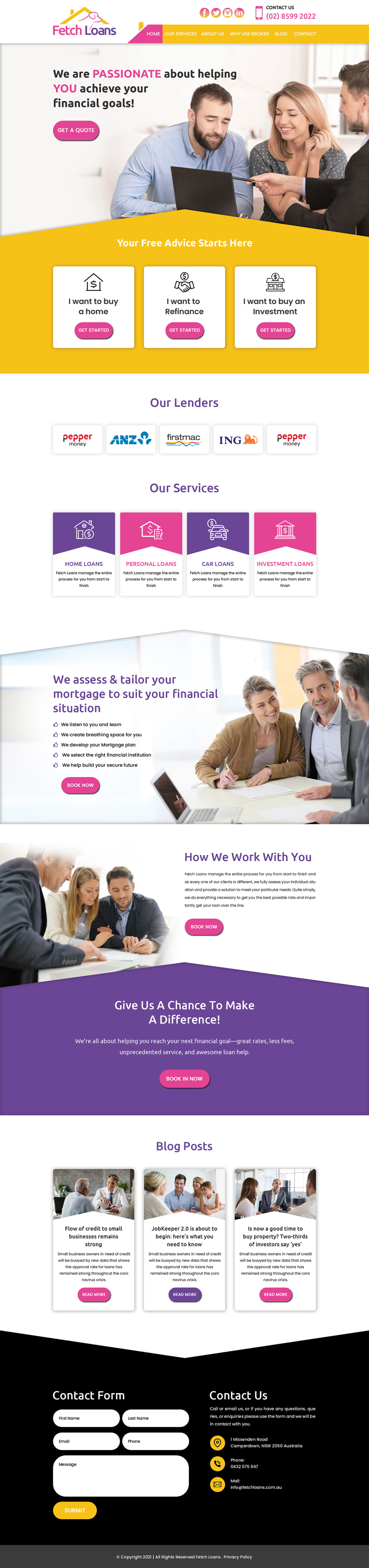 Web Design by MAZY for this project | Design #26347660