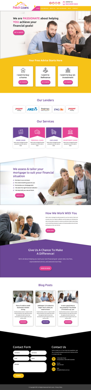 Web Design by MAZY for this project | Design #26347660