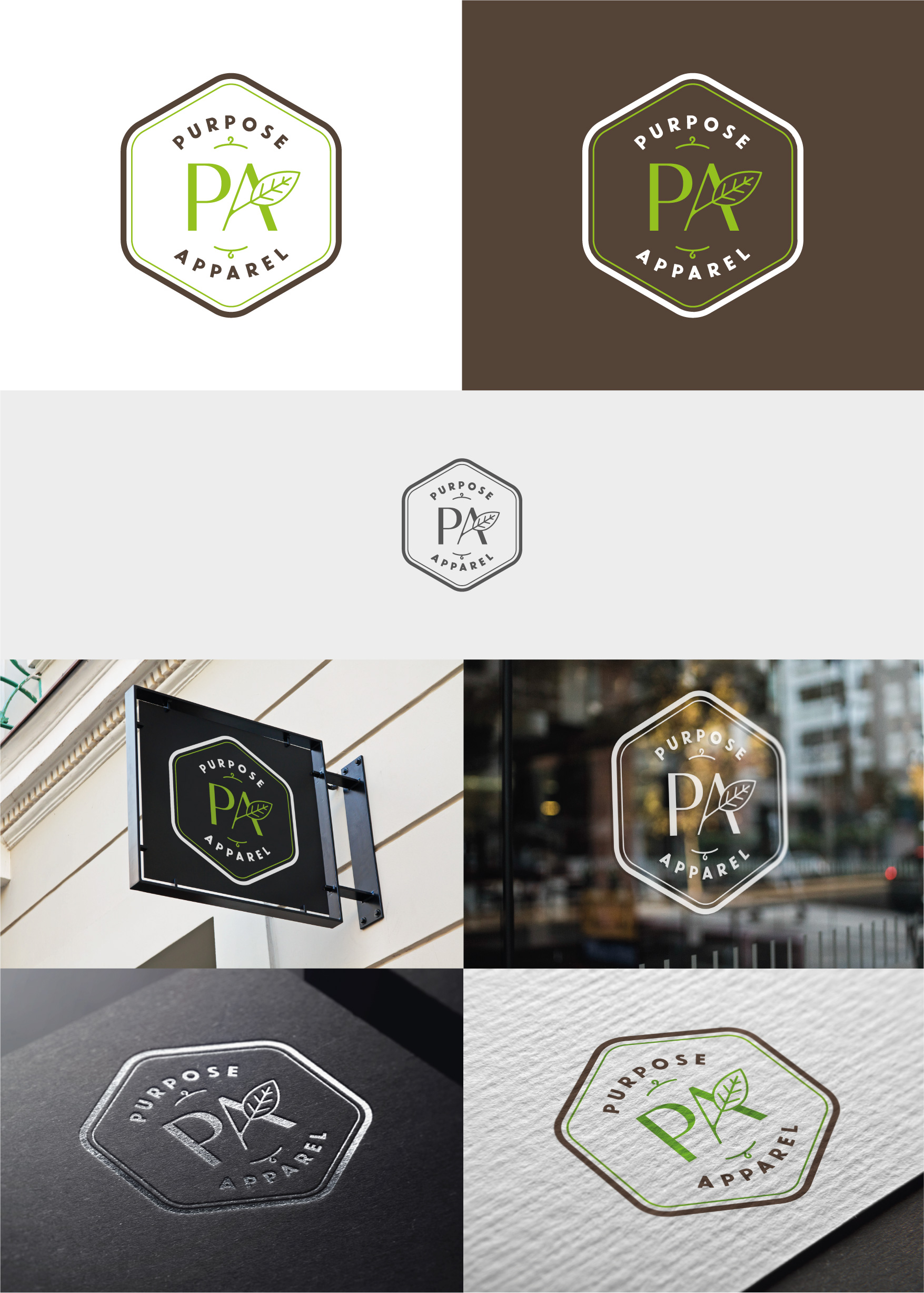 Logo Design by CLOD DESIGN for Purpose Apparel | Design #26347231