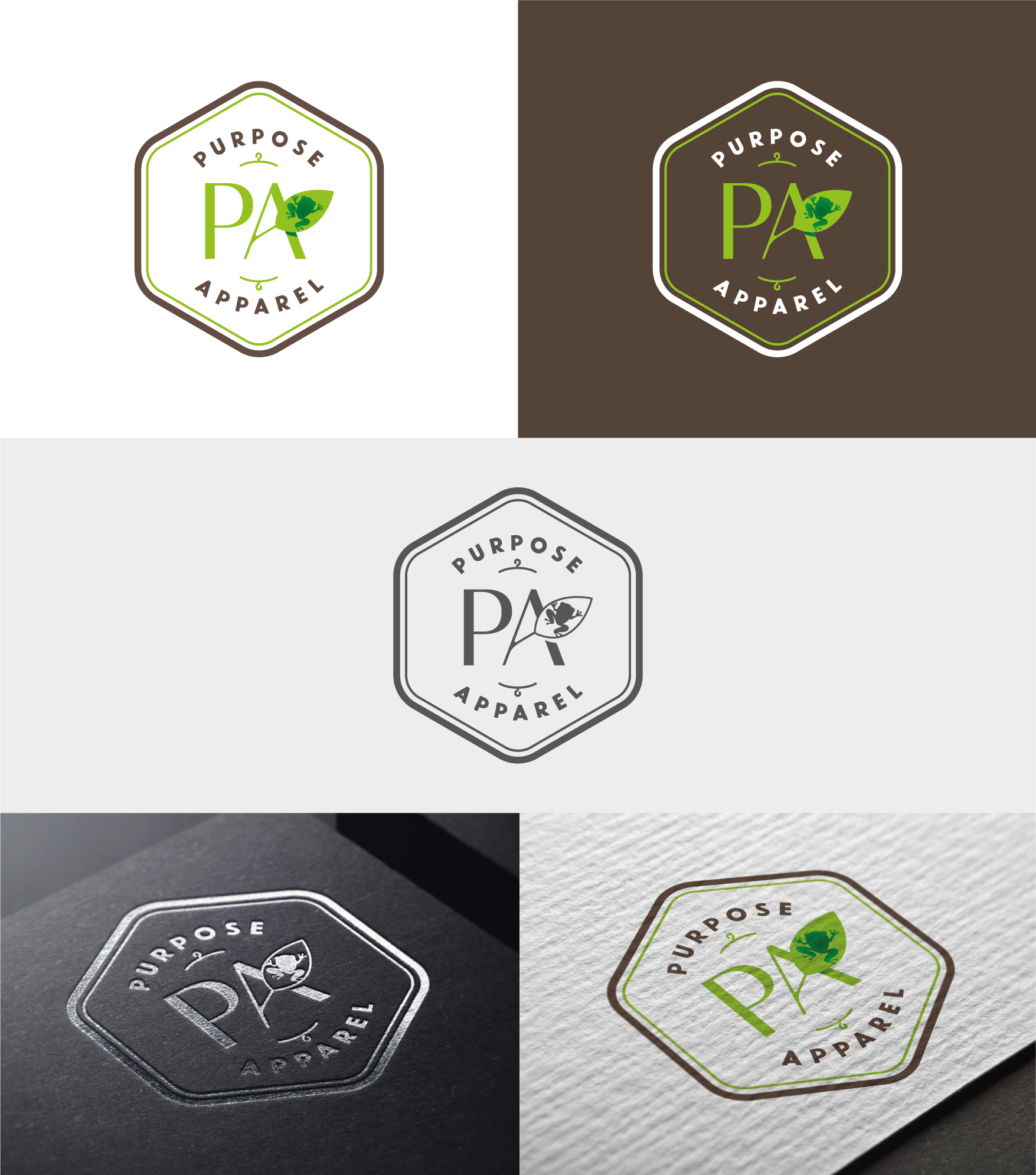 Logo Design by CLOD DESIGN for Purpose Apparel | Design #26361537