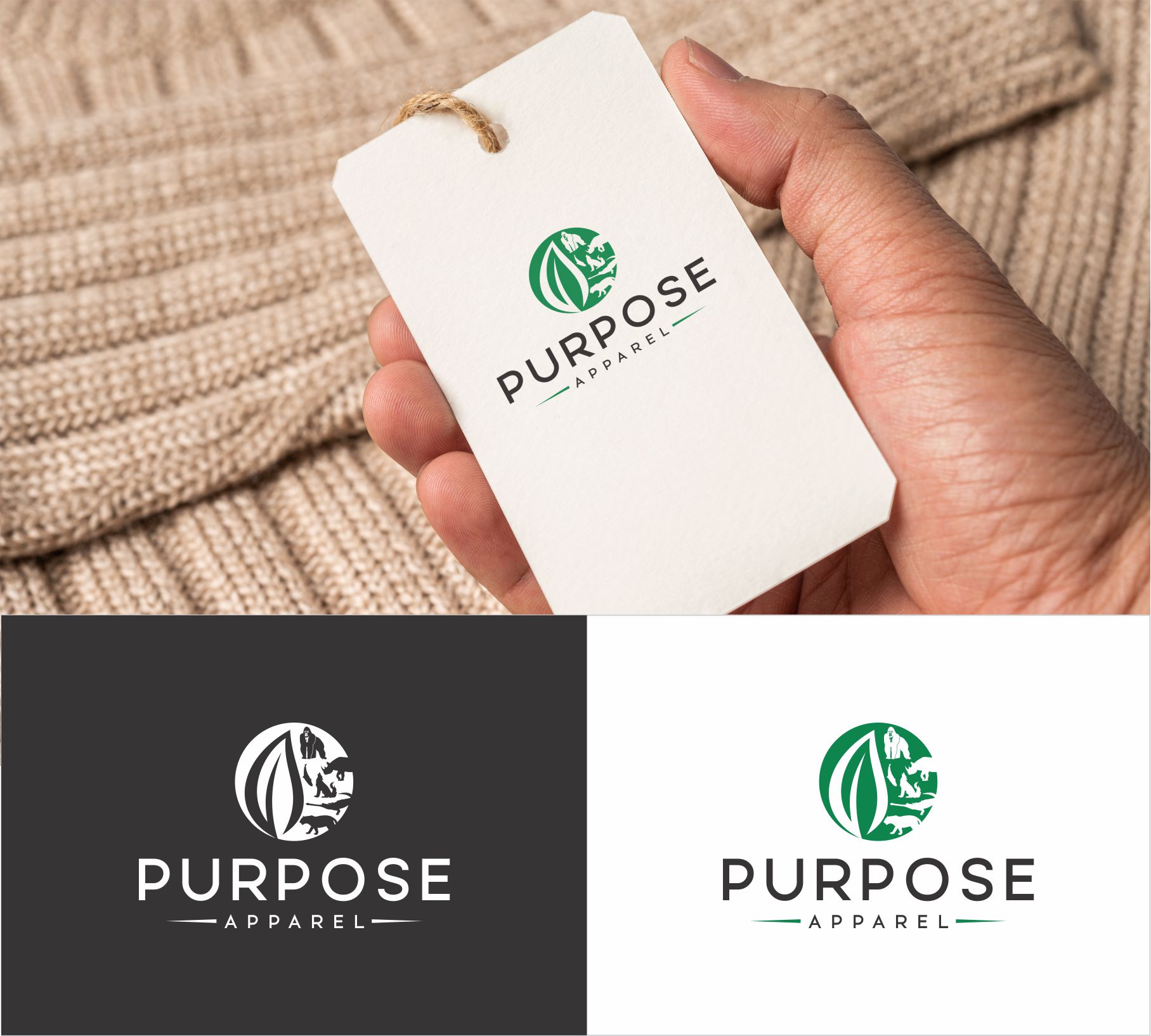 Logo Design by Prakash_arts for Purpose Apparel | Design #26357908