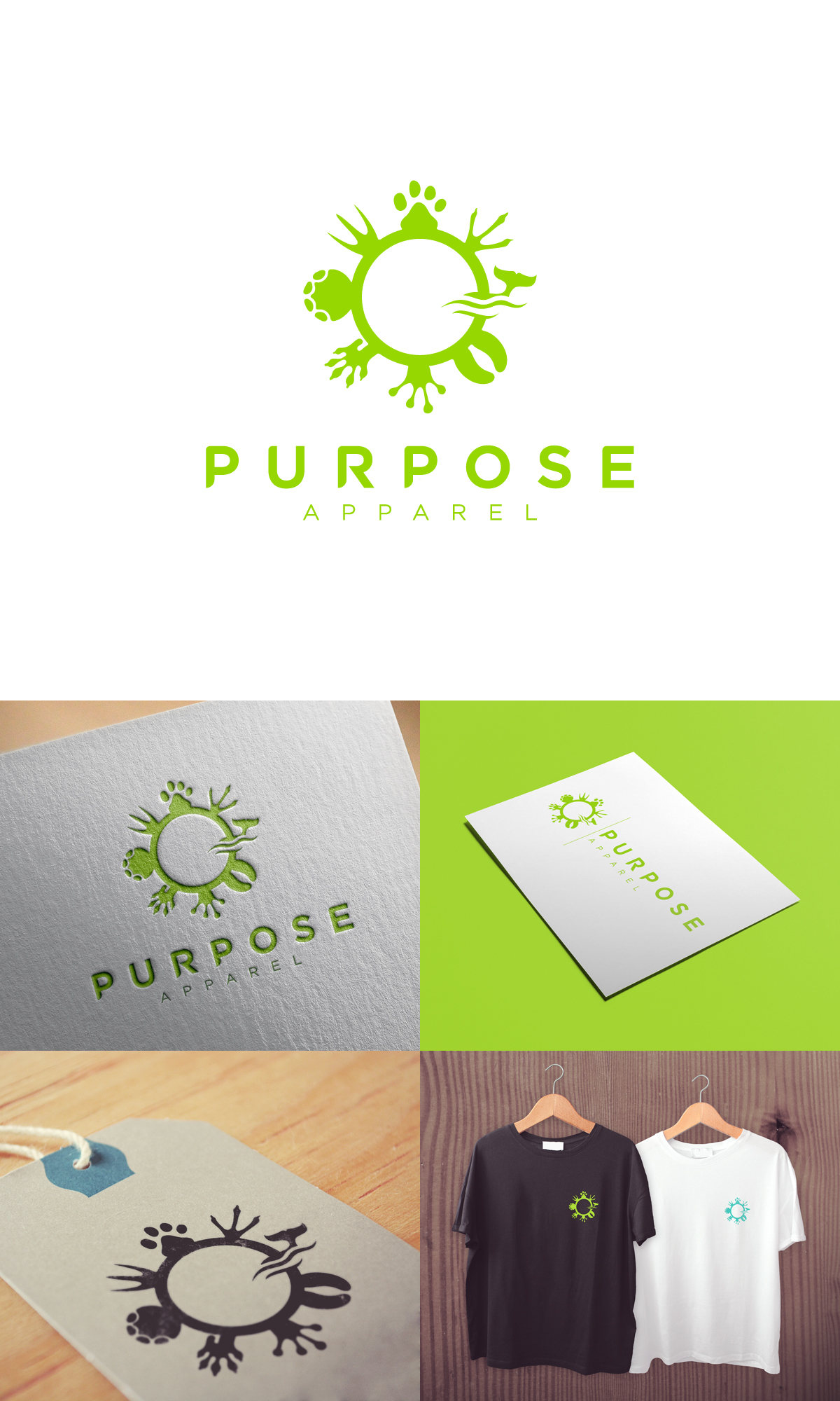 Logo Design by NineOwl for Purpose Apparel | Design #26352499