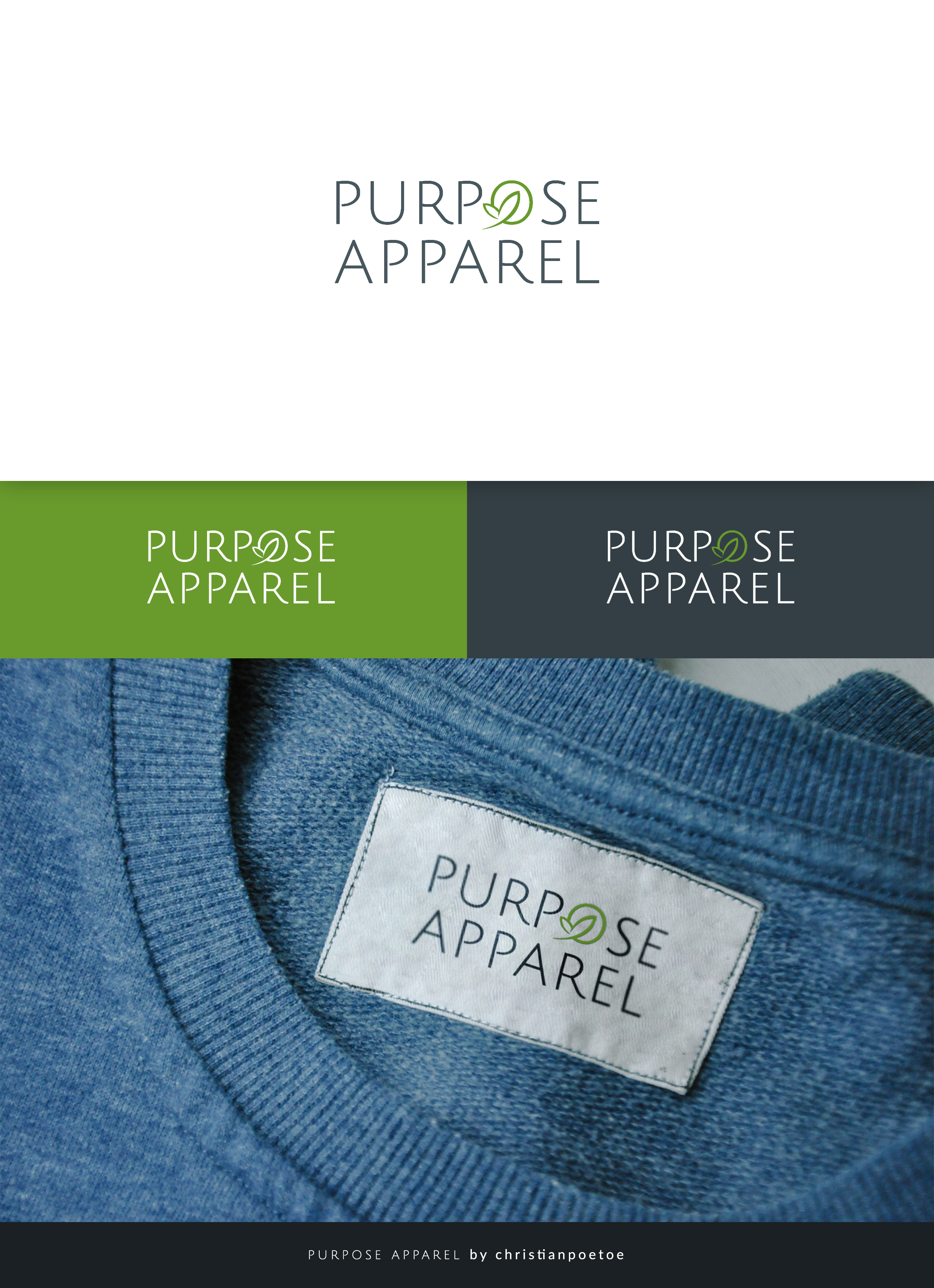 Diseño de Logo por christianpoetoe para Purpose Apparel | Diseño #26345961