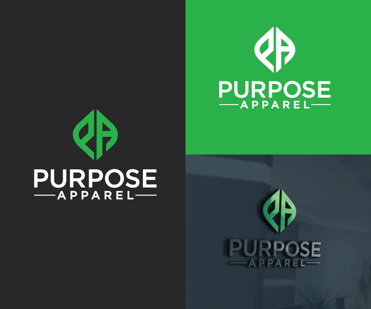 Logo Design by Atec for Purpose Apparel | Design #26347623