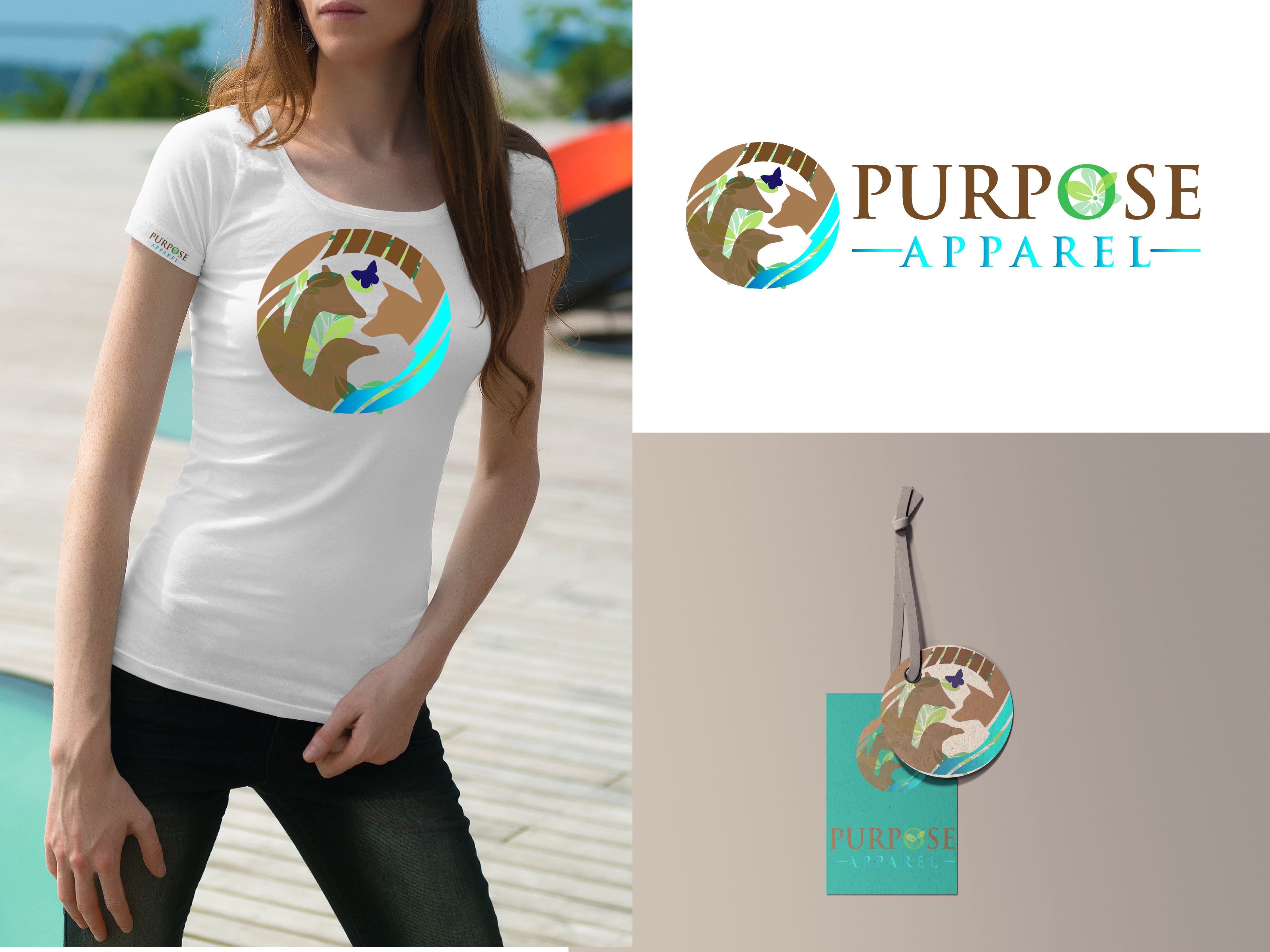 Logo Design by Hieroglyphics for Purpose Apparel | Design #26368393