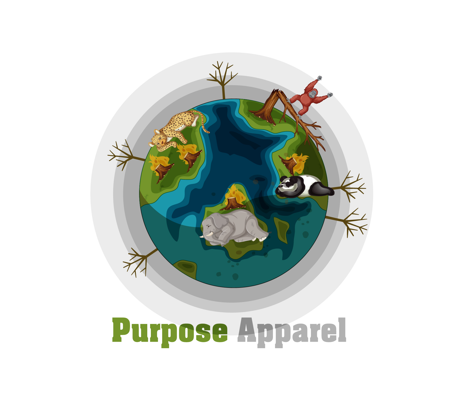 Logo Design by thamara 2 for Purpose Apparel | Design #26353802