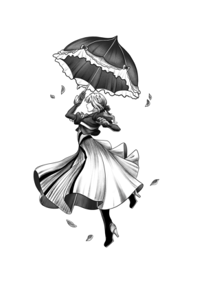 Violet Evergarden anime tattoo design | Design de Tatouage par Omelas
